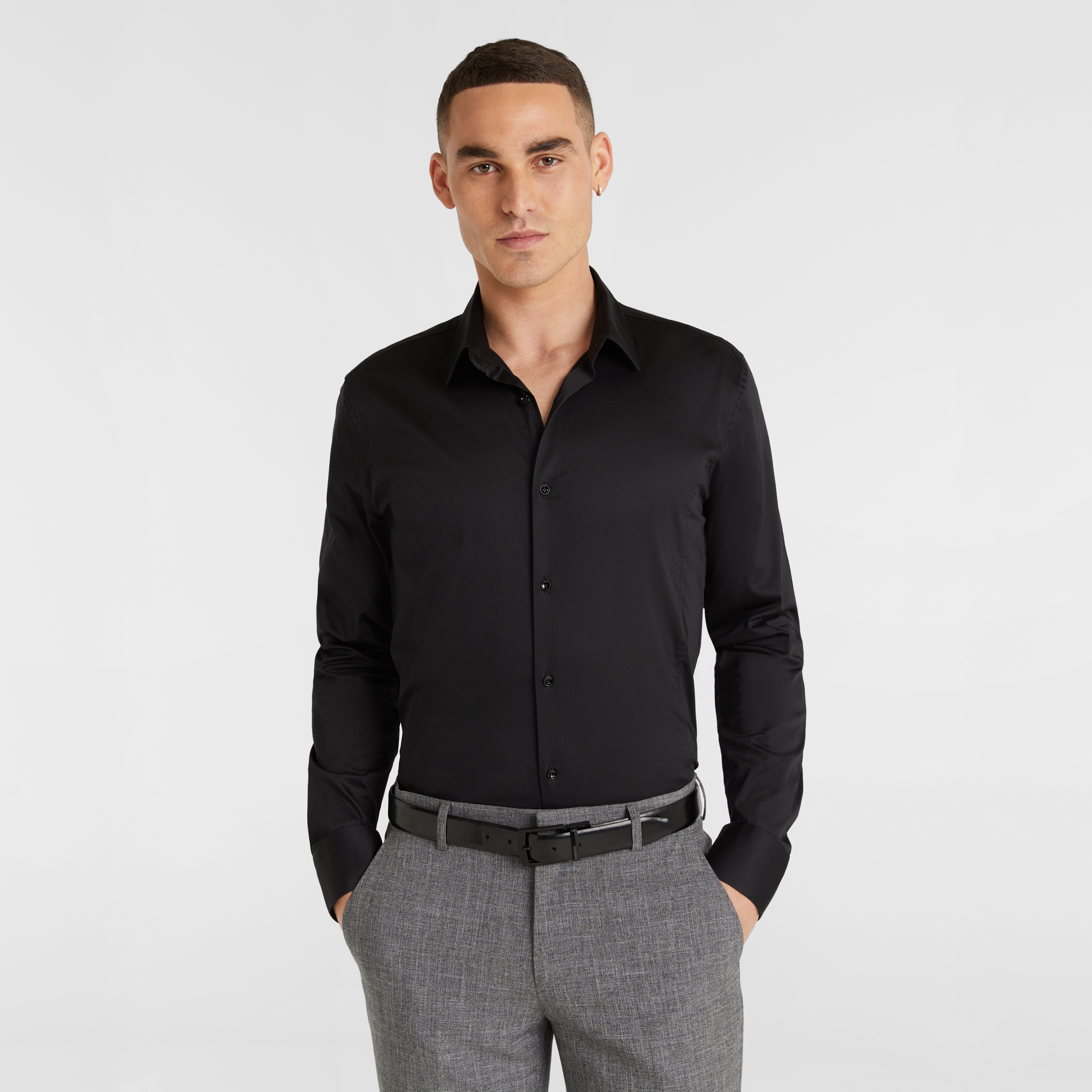 Hulk Plain Stretch Muscle Fit Shirt