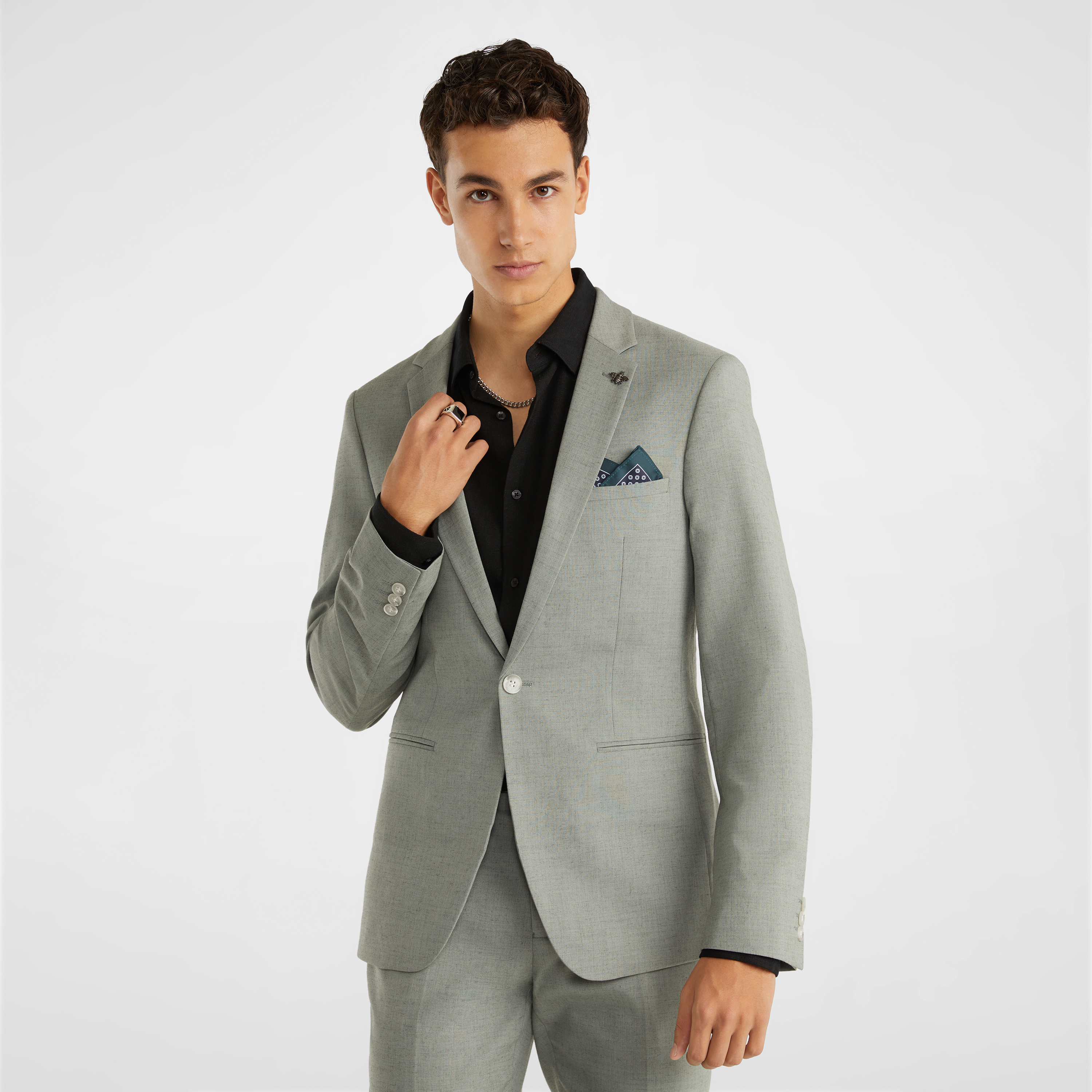 Oxford Navy Wraith Slim Suit Jacket Men's Tops yd NZ