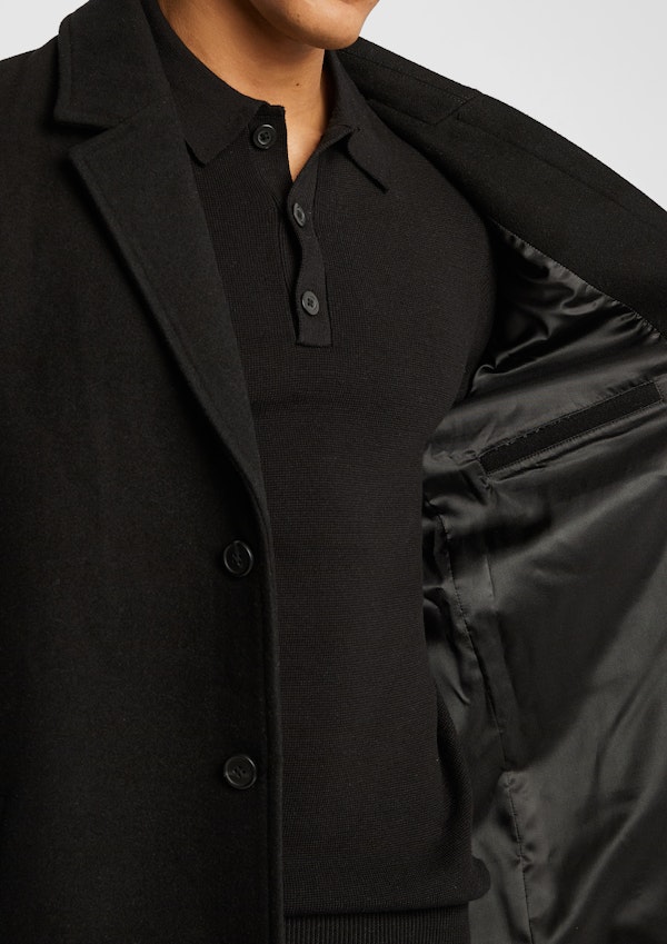 Black Brandon Duster Coat