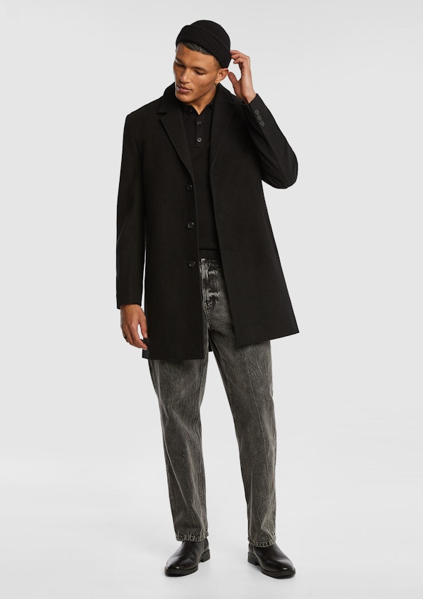 Black Brandon Duster Coat