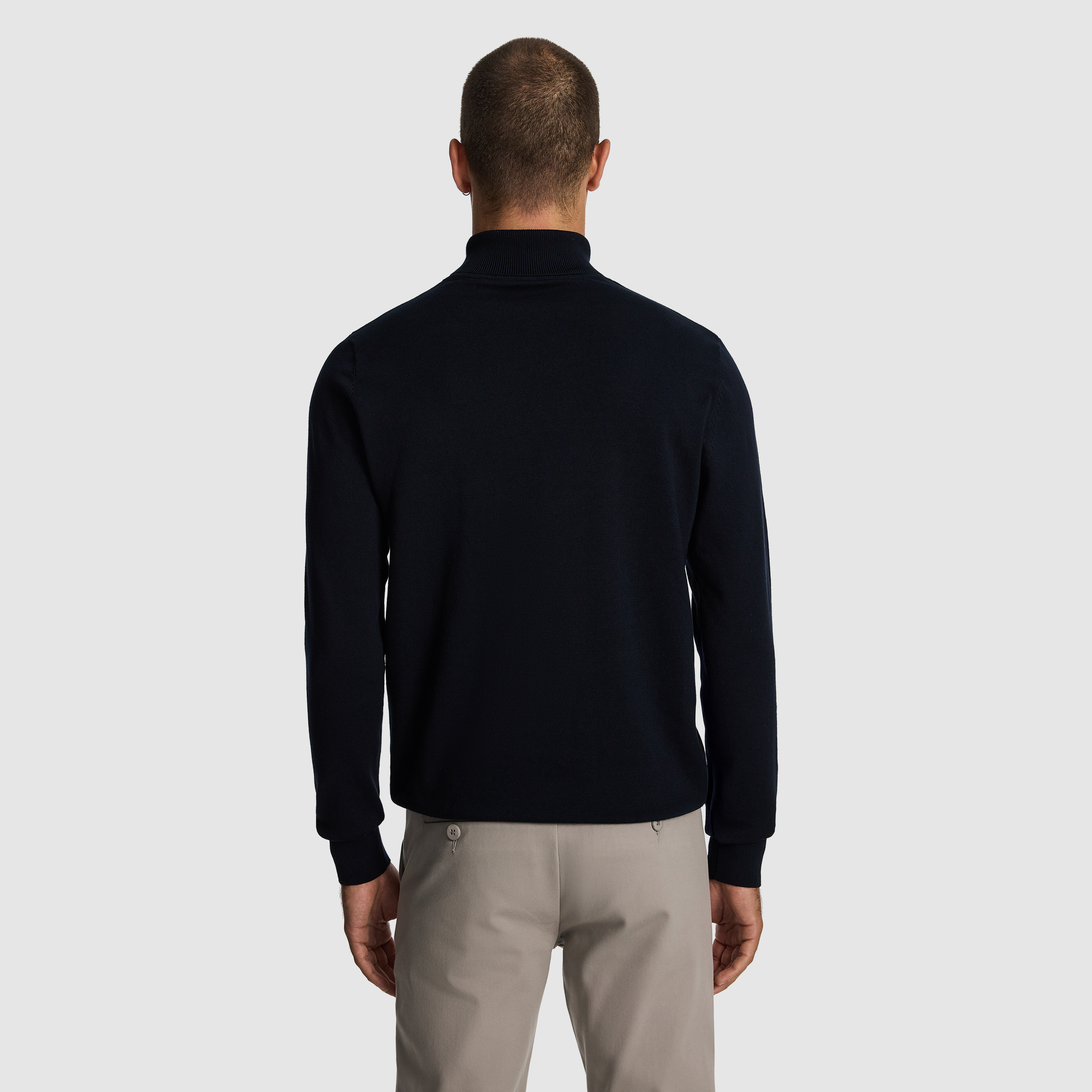 Petrol Gillespie Turtle Neck Knit