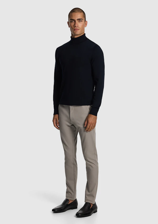 Petrol Gillespie Turtle Neck Knit