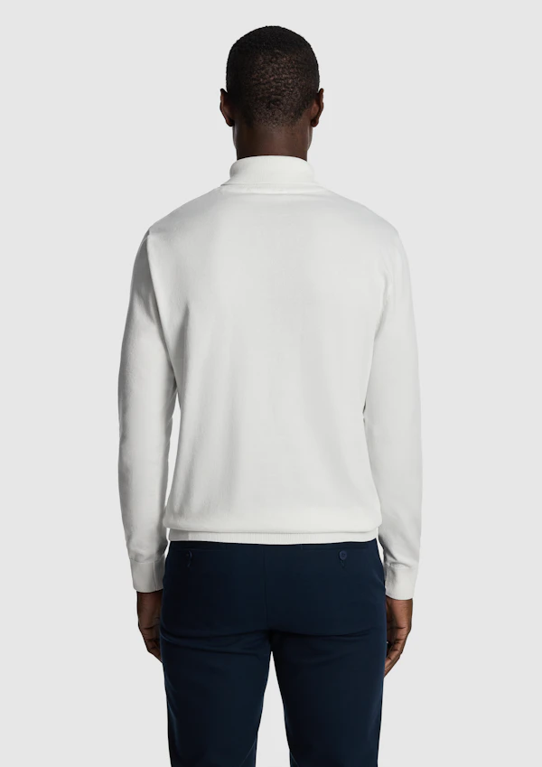 Winter White Gillespie Turtle Neck Knit