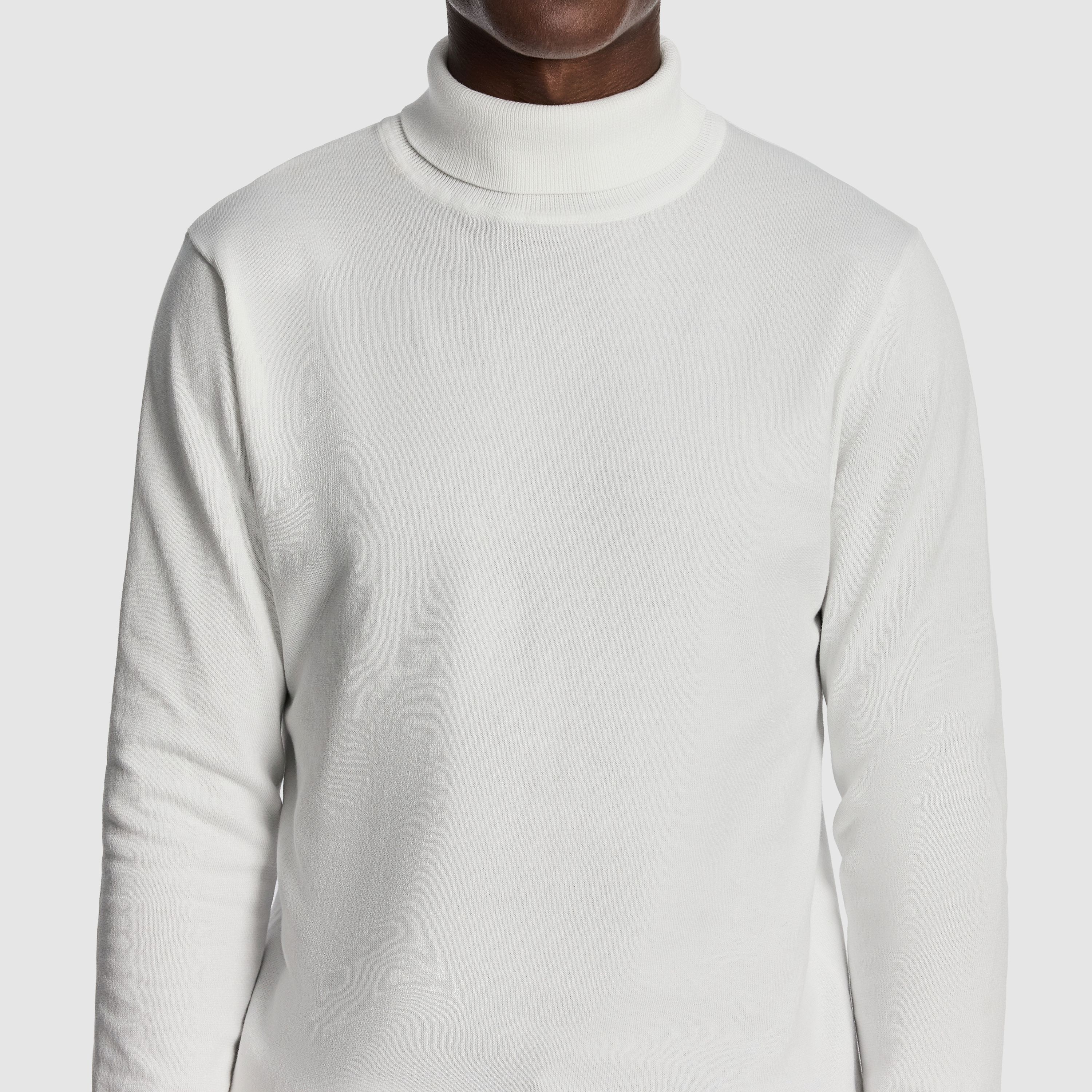 Winter White Gillespie Turtle Neck Knit
