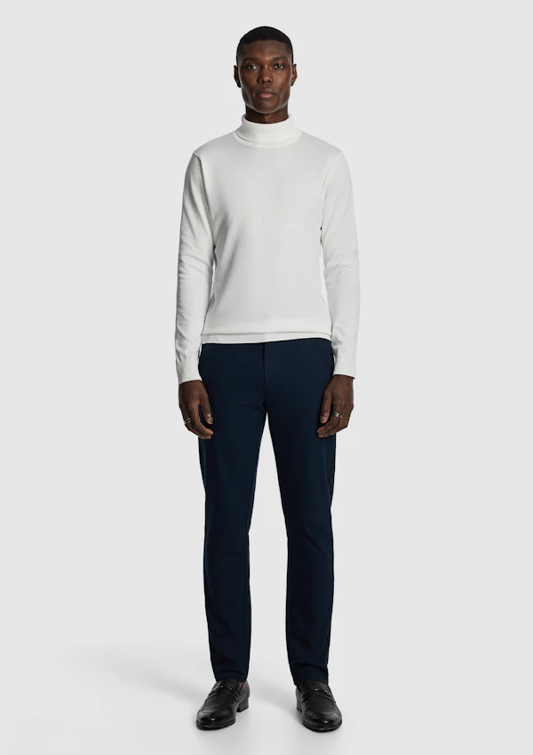 Winter White Gillespie Turtle Neck Knit