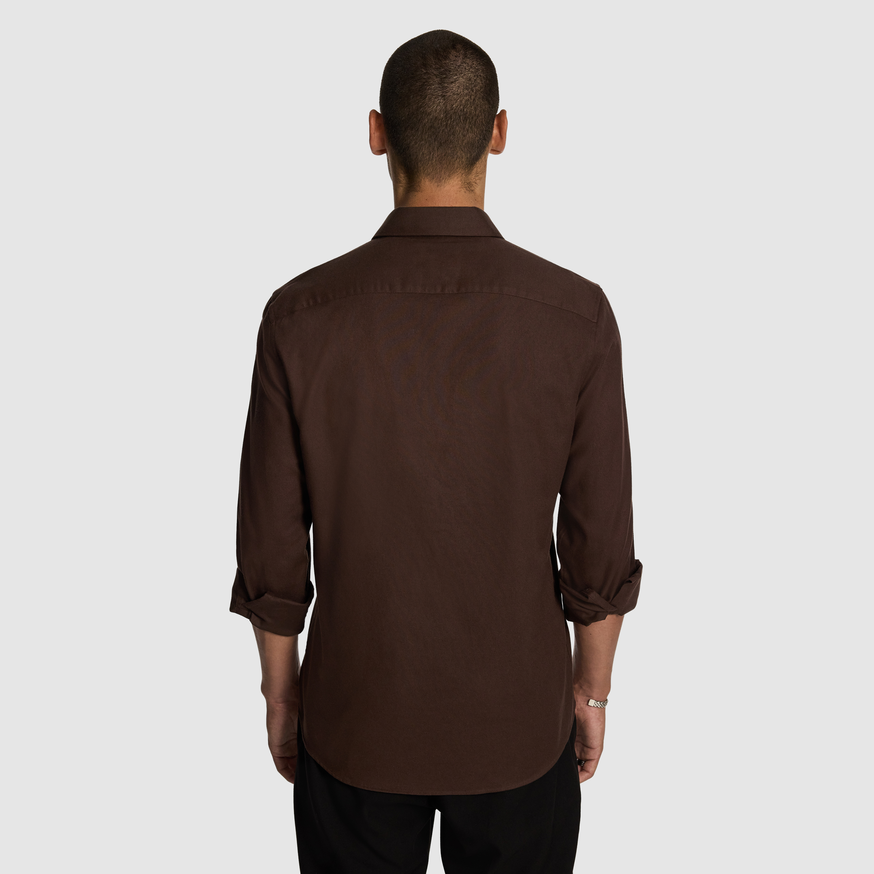 Chocolate Hargrove Brushed Shirt