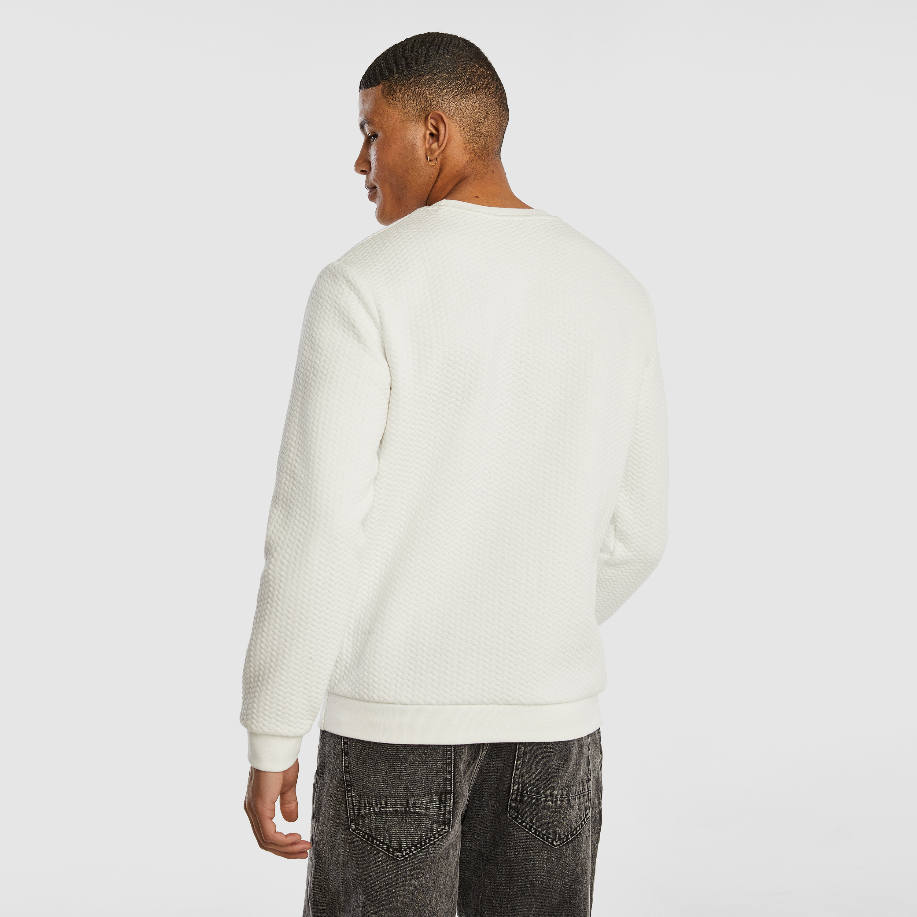 Tech Textured Sweatshirt