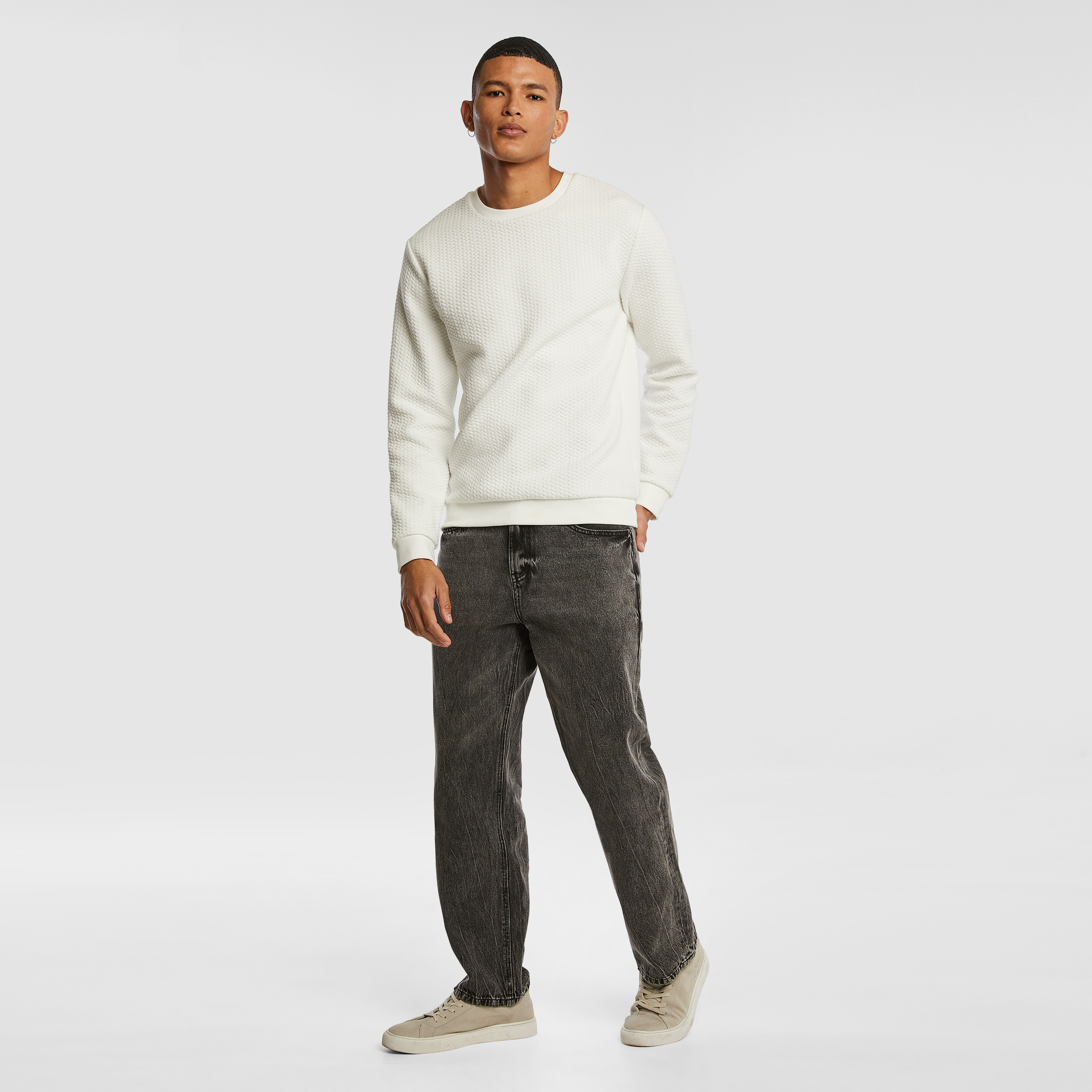 Tech Textured Sweatshirt