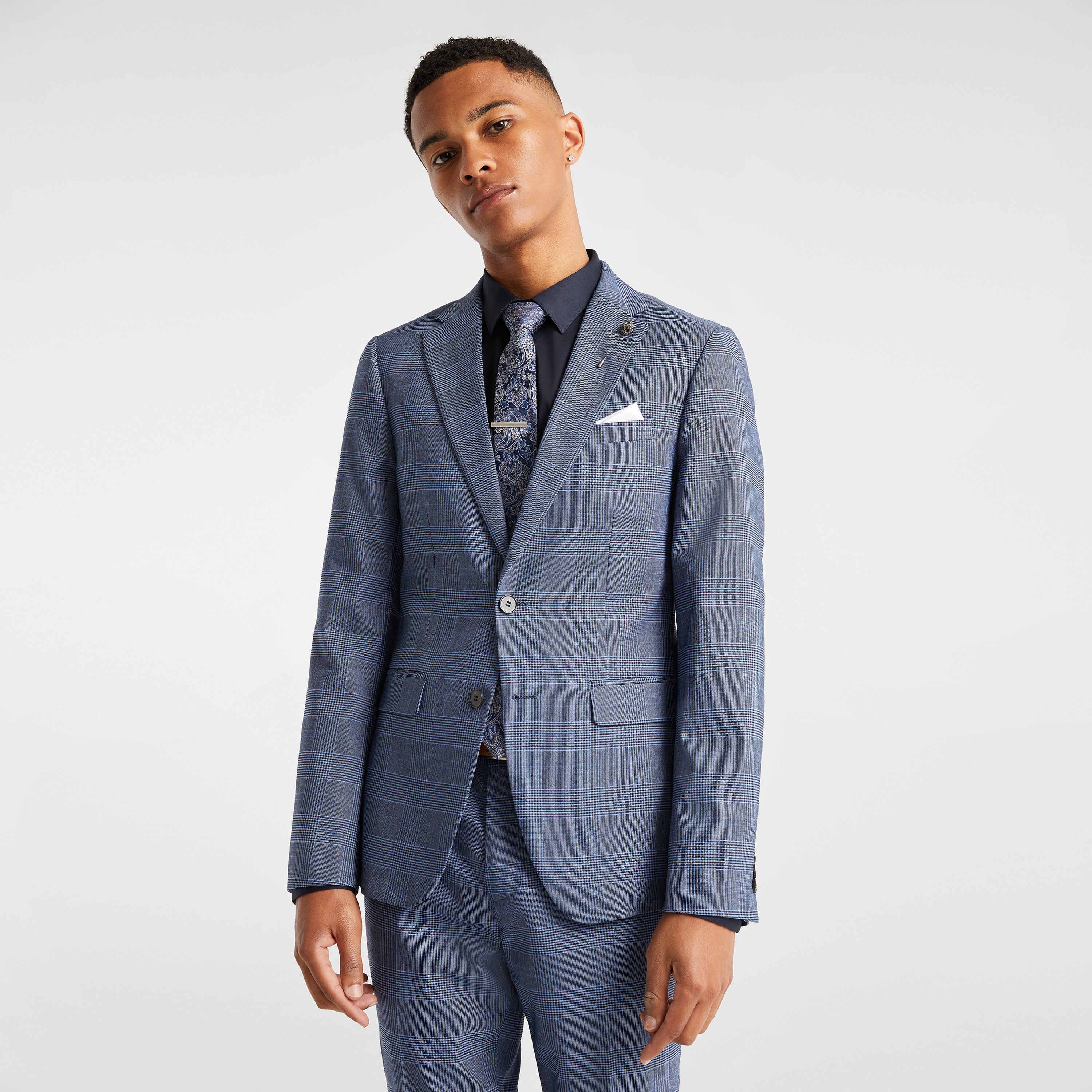 yd charcoal suit