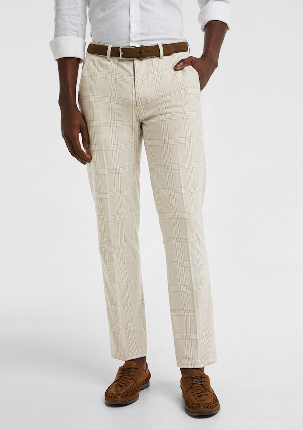 Slim online stretch trousers