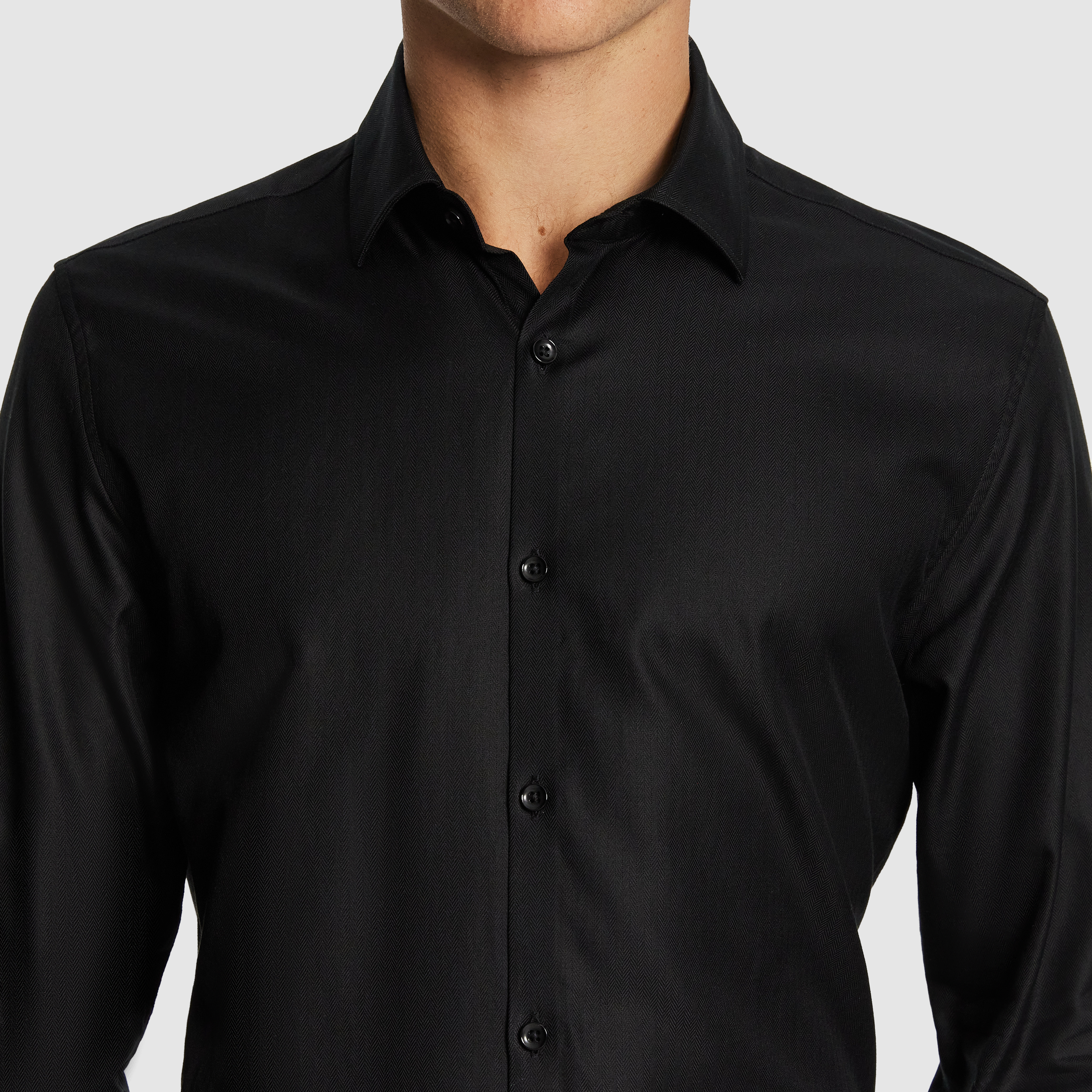 Monaco Pure Cotton Textured Dress Shirt