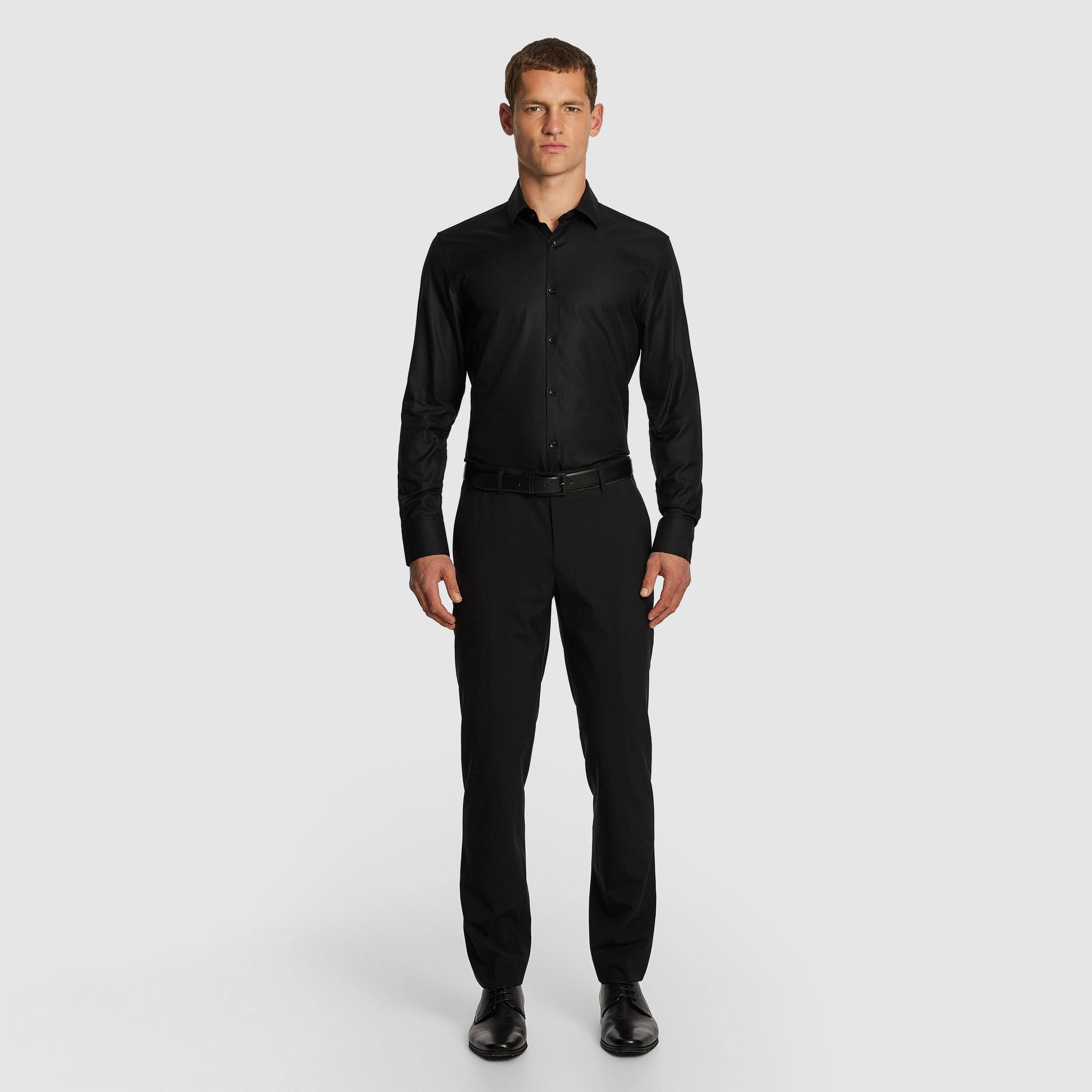 Monaco Pure Cotton Textured Dress Shirt