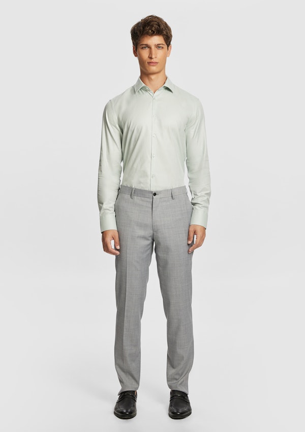 Monaco Pure Cotton Textured Dress Shirt