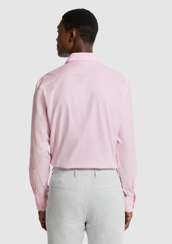 Pink Monaco Pure Cotton Textured Dress Shirt
