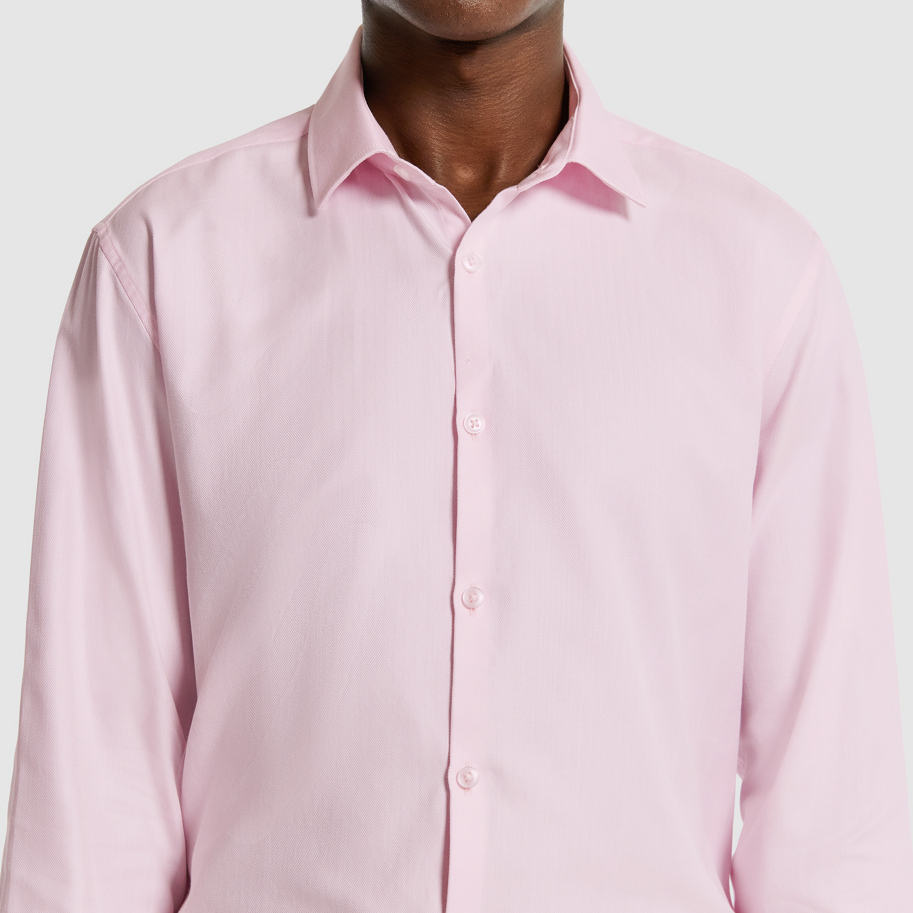 Pink Monaco Pure Cotton Textured Dress Shirt