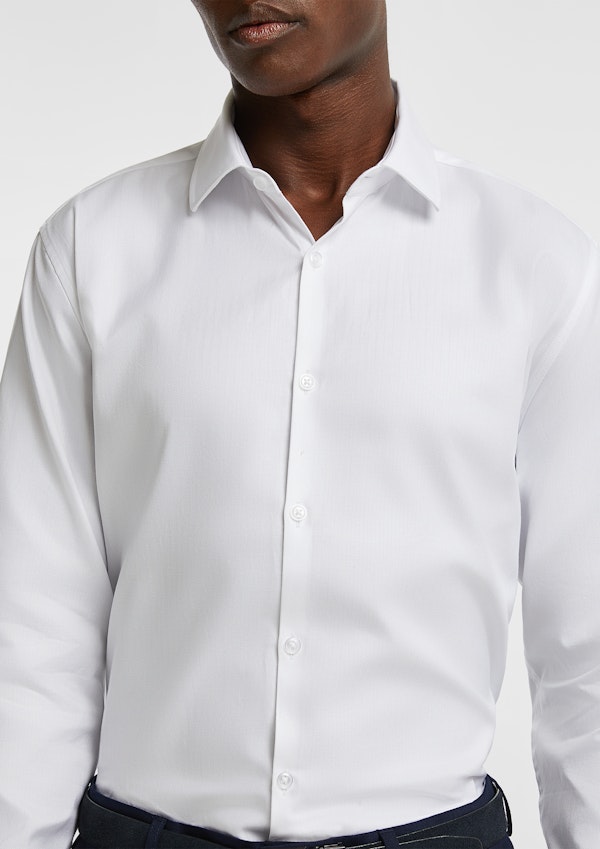 Monaco Pure Cotton Textured Dress Shirt