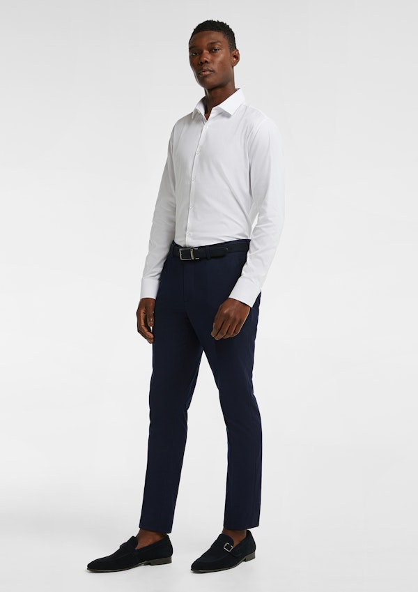 Monaco Pure Cotton Textured Dress Shirt