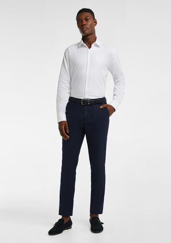 Monaco Pure Cotton Textured Dress Shirt