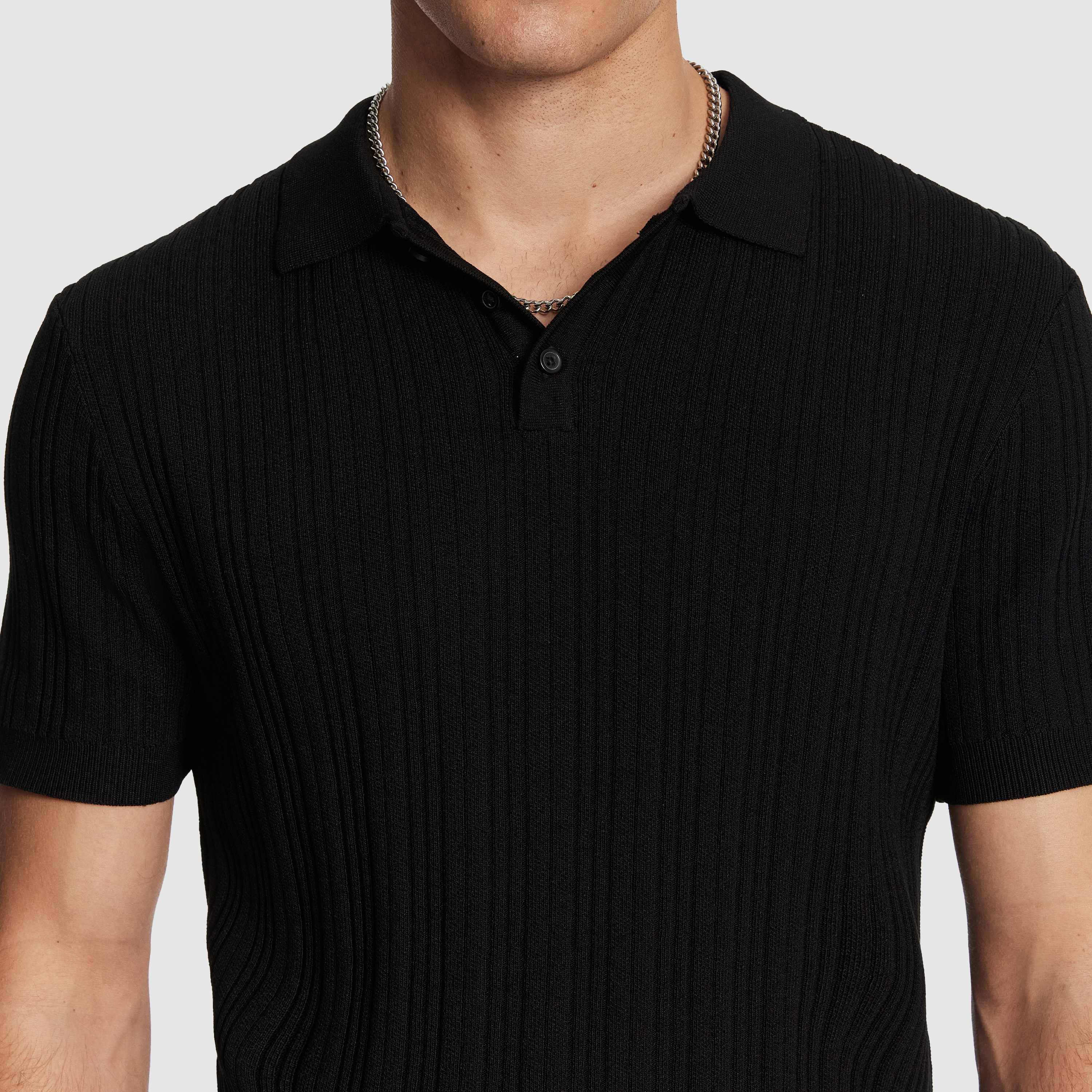 Banderas Knitted Polo Shirt