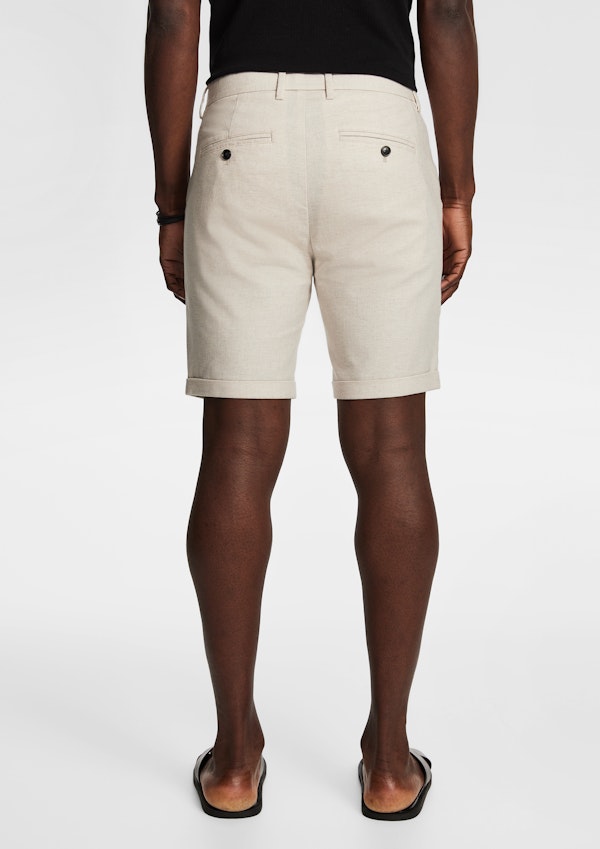 Natural Panama Linen Chino Short