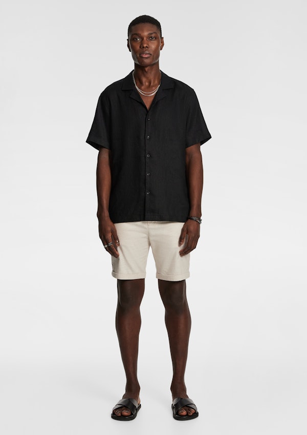 Natural Panama Linen Chino Short