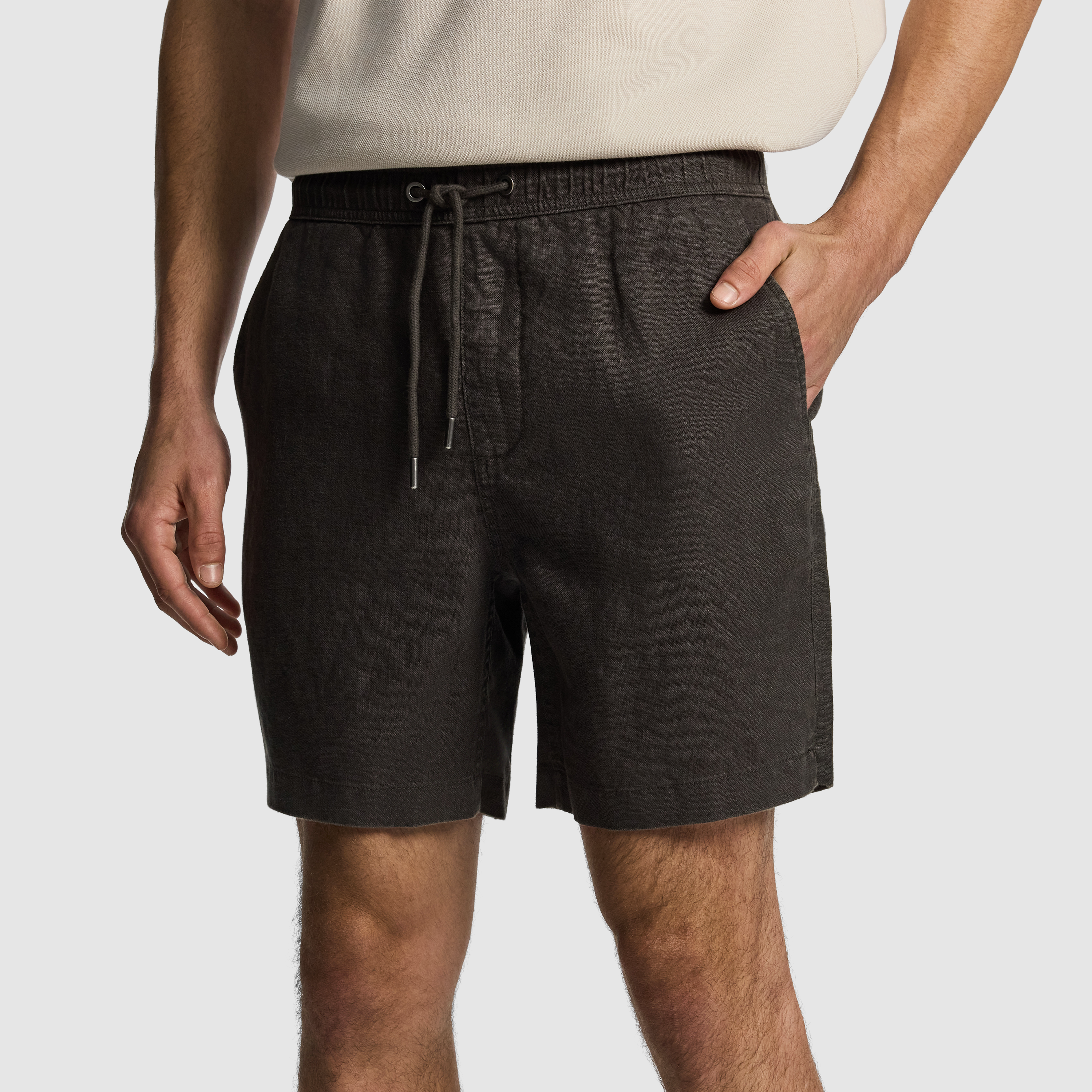 Olive Manta Pure Linen Short