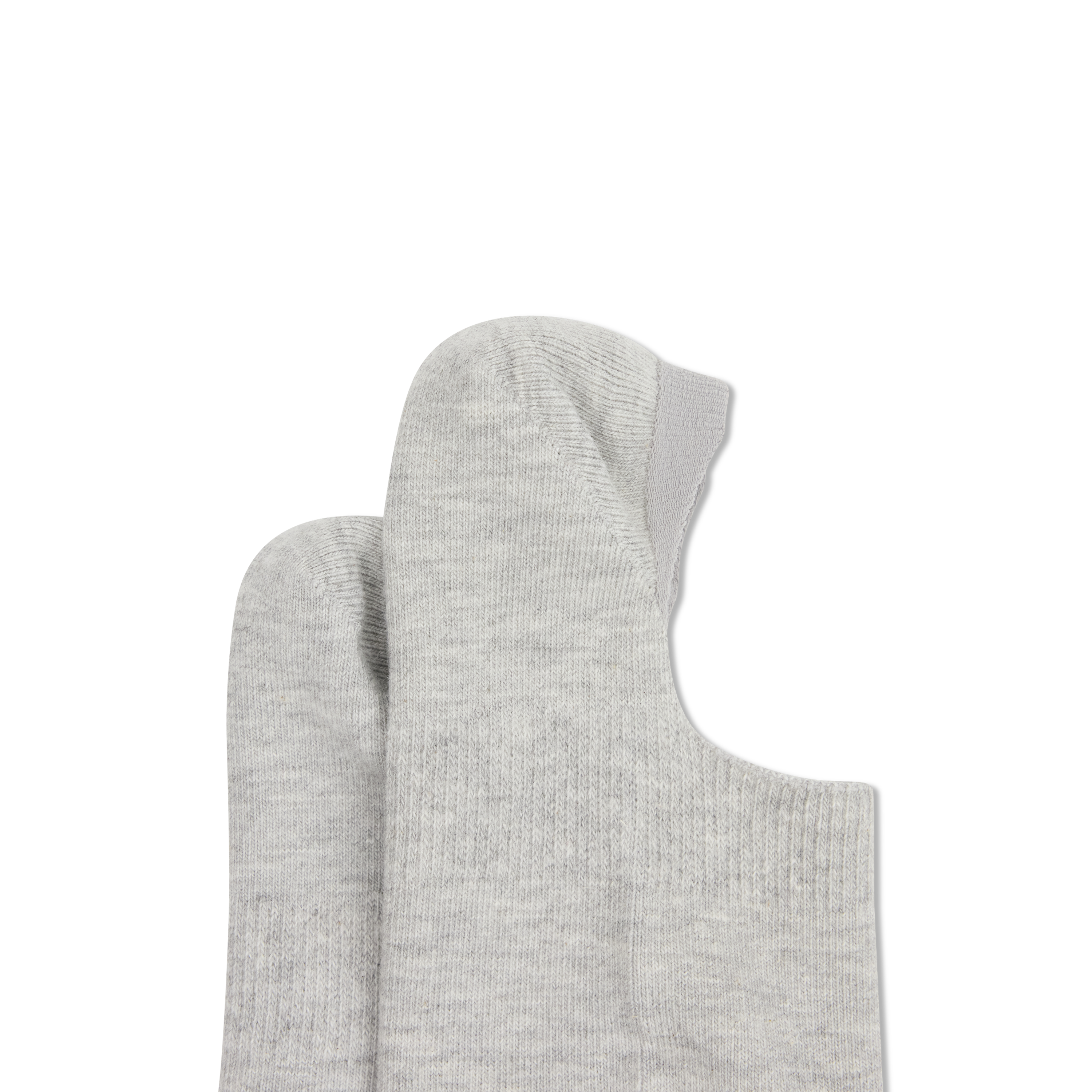 Light Grey No Show Sock