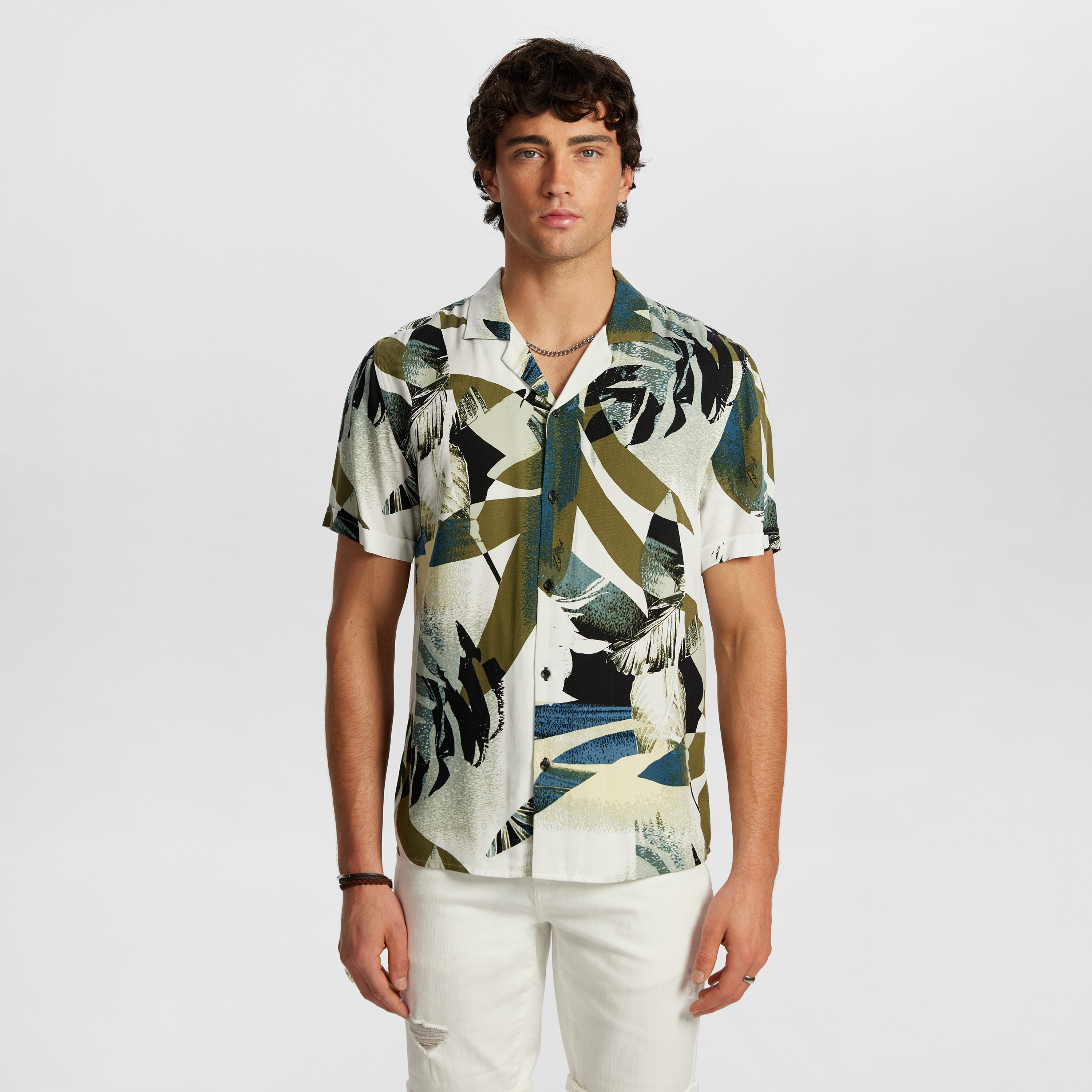 Sebby Viscose Printed Shirt