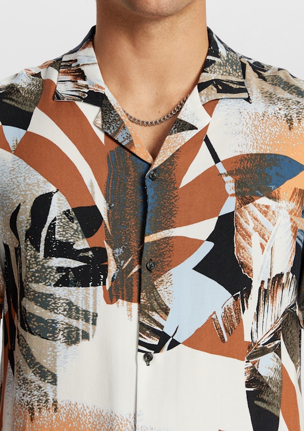 Rust Sebby Viscose Shirt