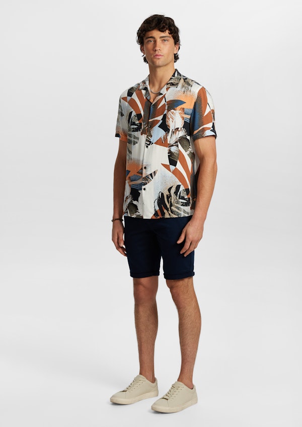 Rust Sebby Viscose Shirt