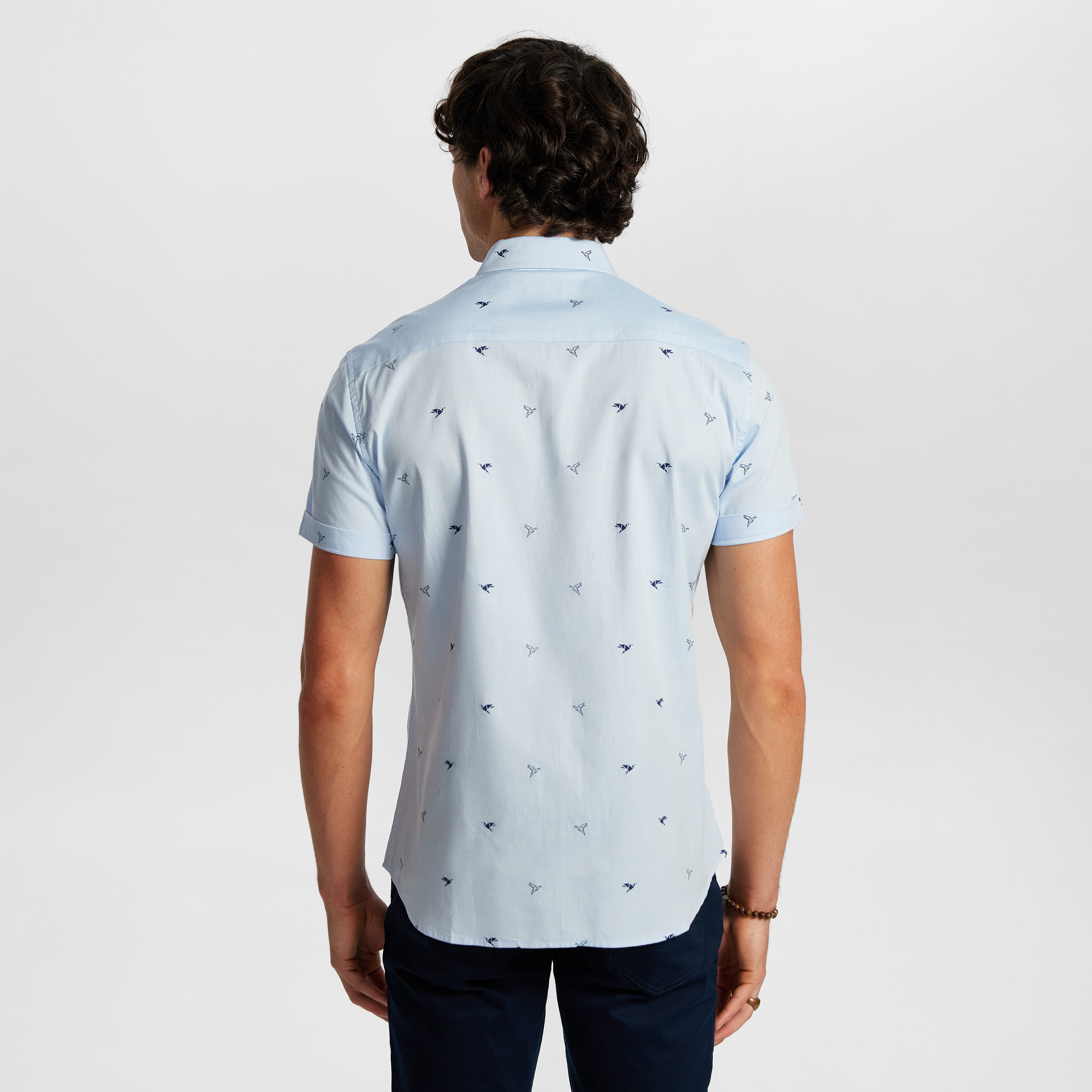 Phil Origami Print Shirt