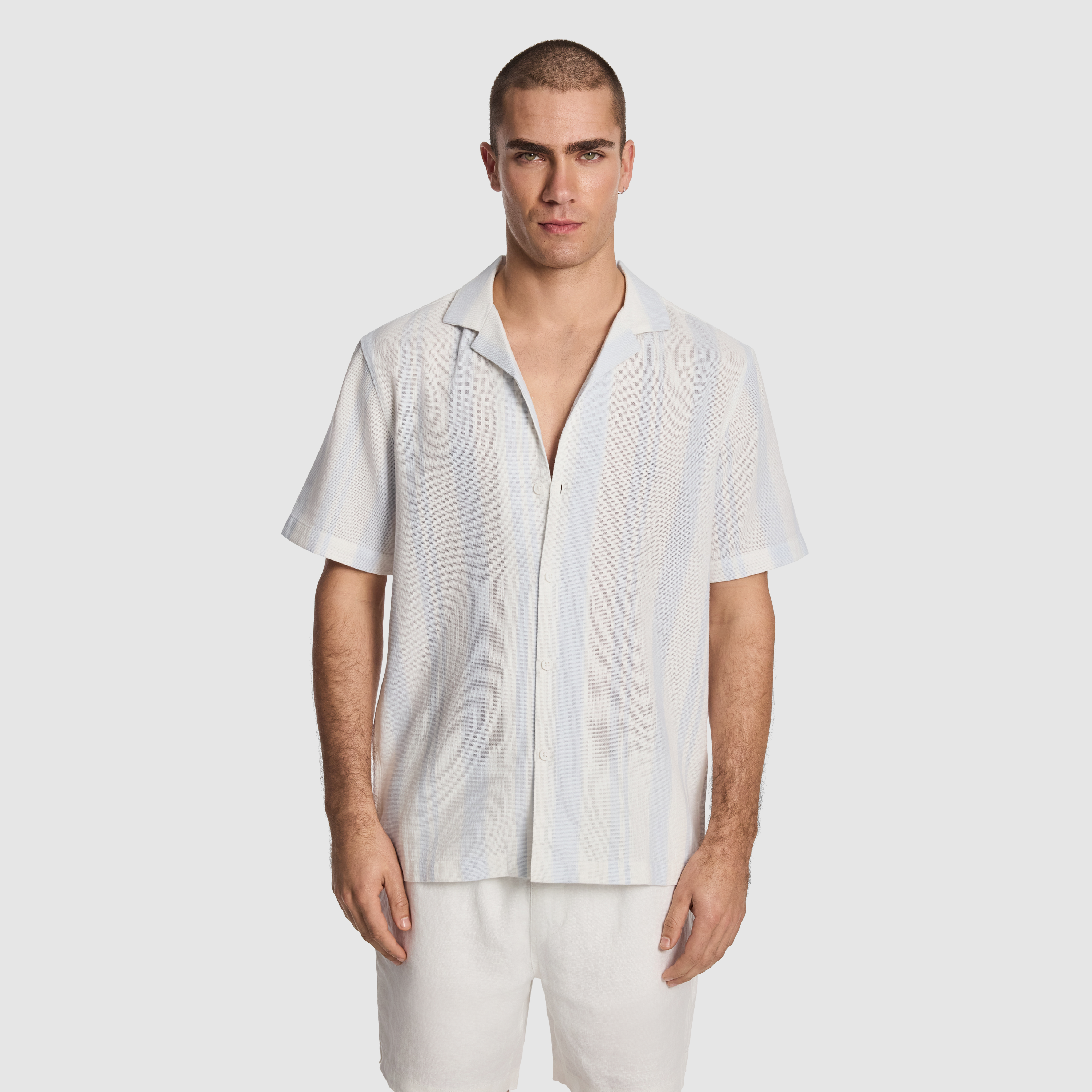 Aruba Stripe Cotton Shirt