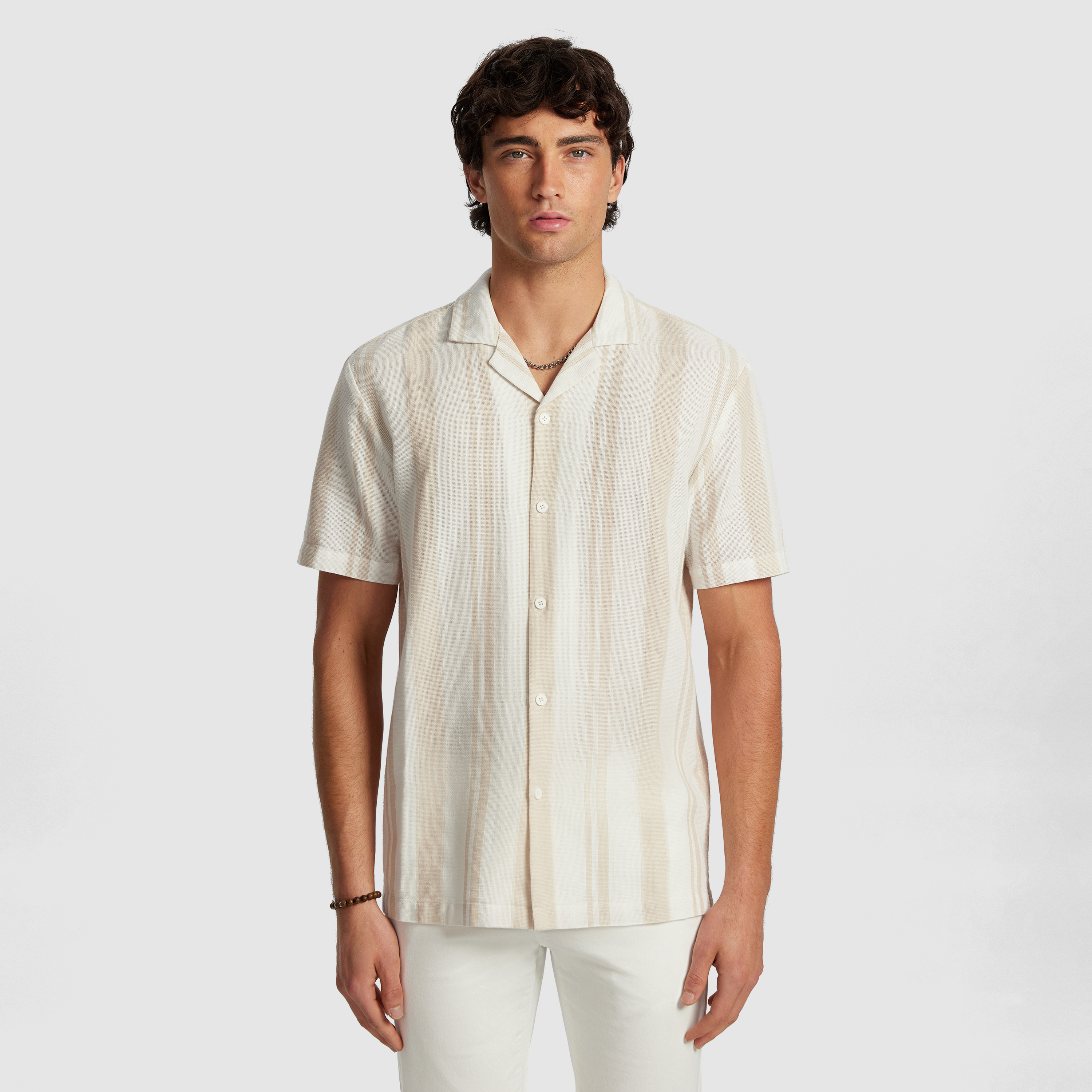 Aruba Stripe Cotton Shirt