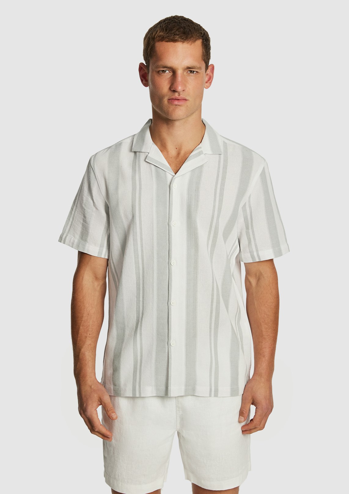 Aruba Stripe Cotton Shirt