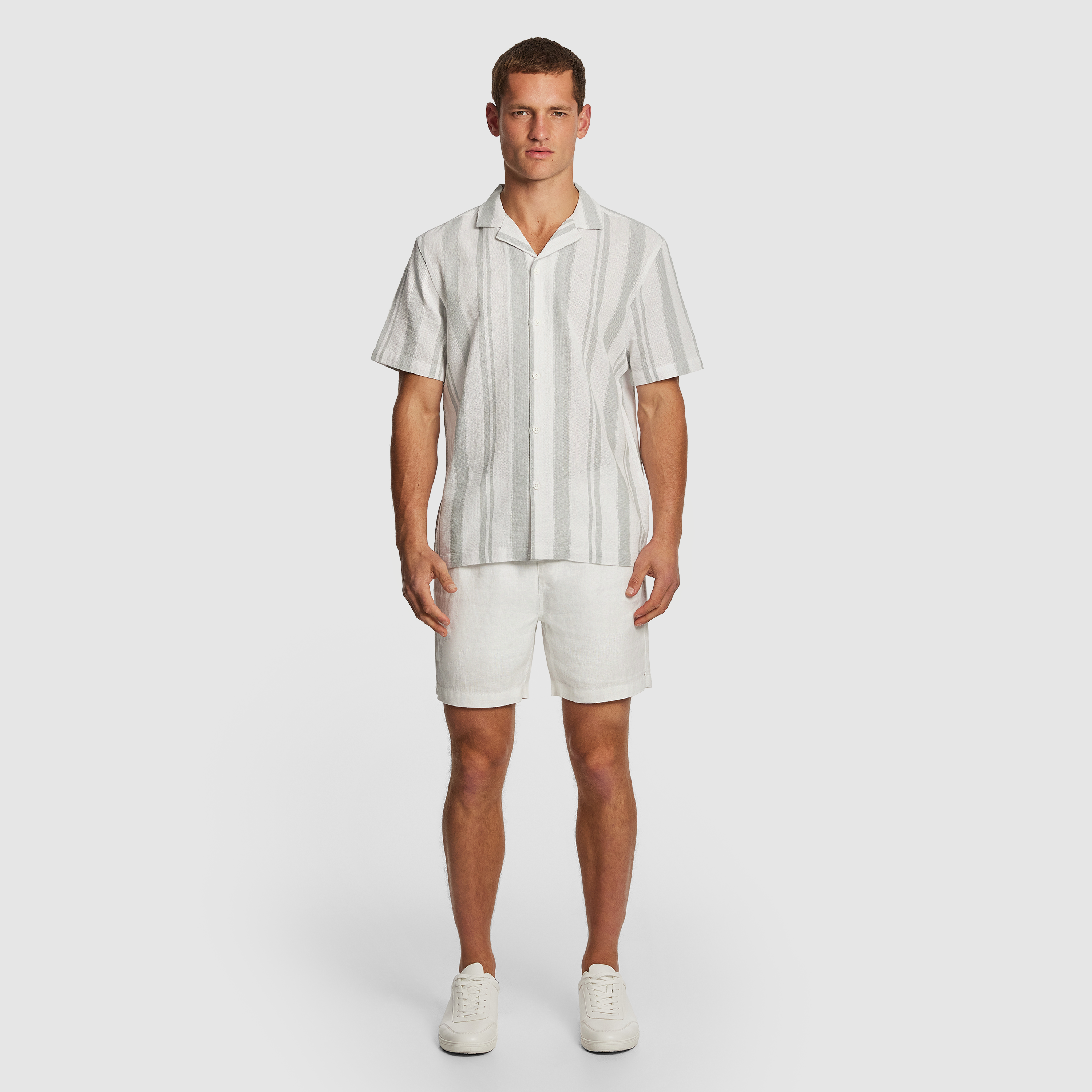 Aruba Stripe Cotton Shirt