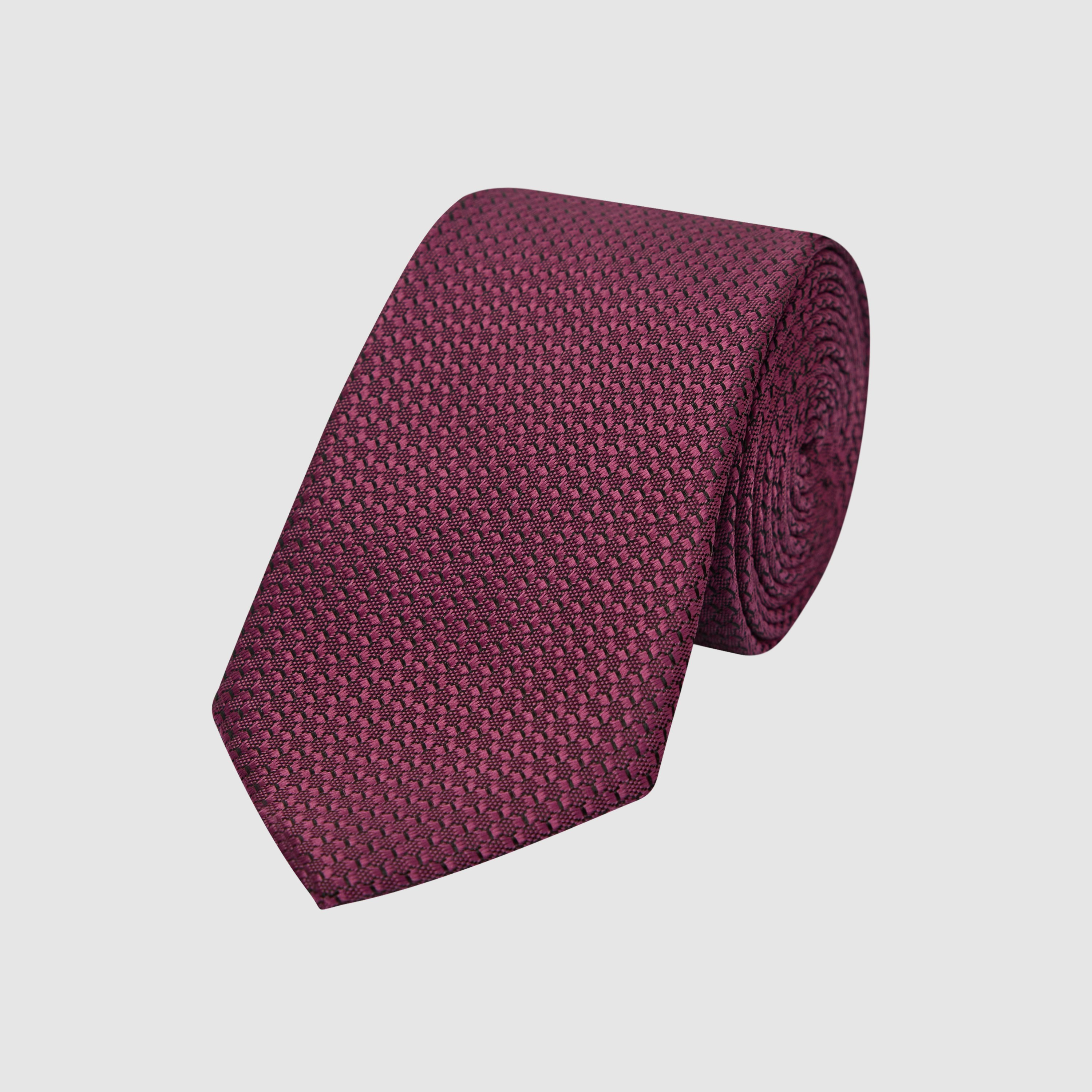 Bookmartier - Stand Collar Asymmetrical Jacquard Panel Tie Waist