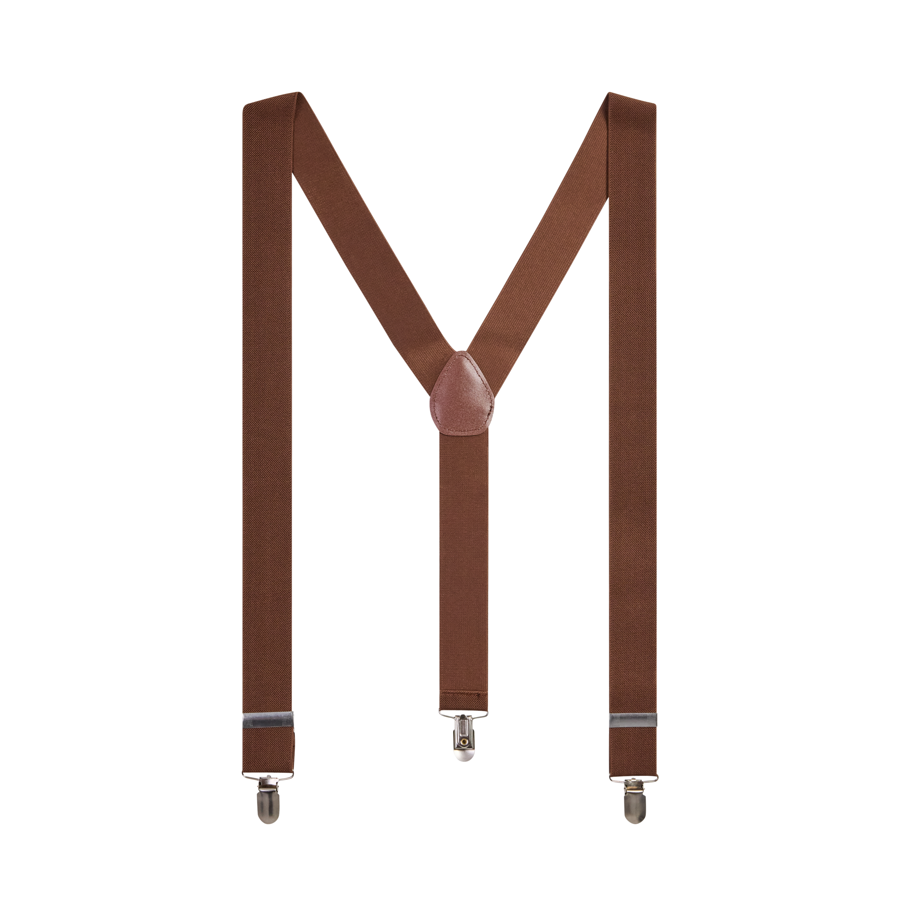 Brown Leather Look Braces