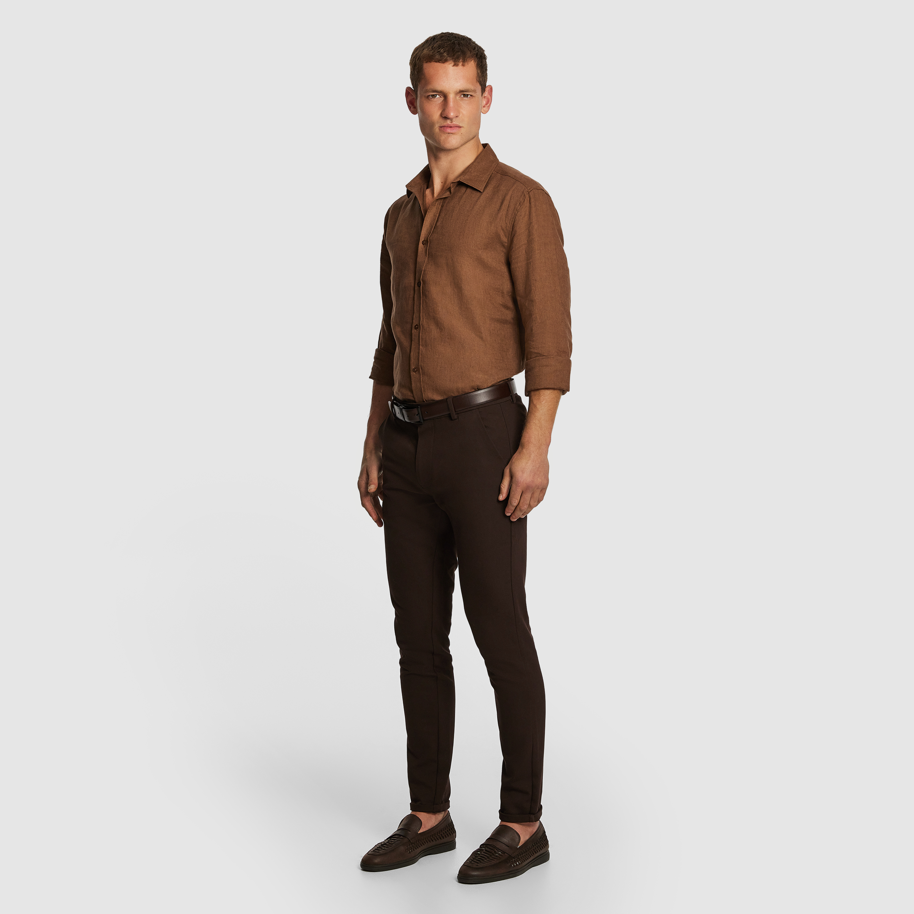 Brown Energy Hyper Stretch Skinny Chino