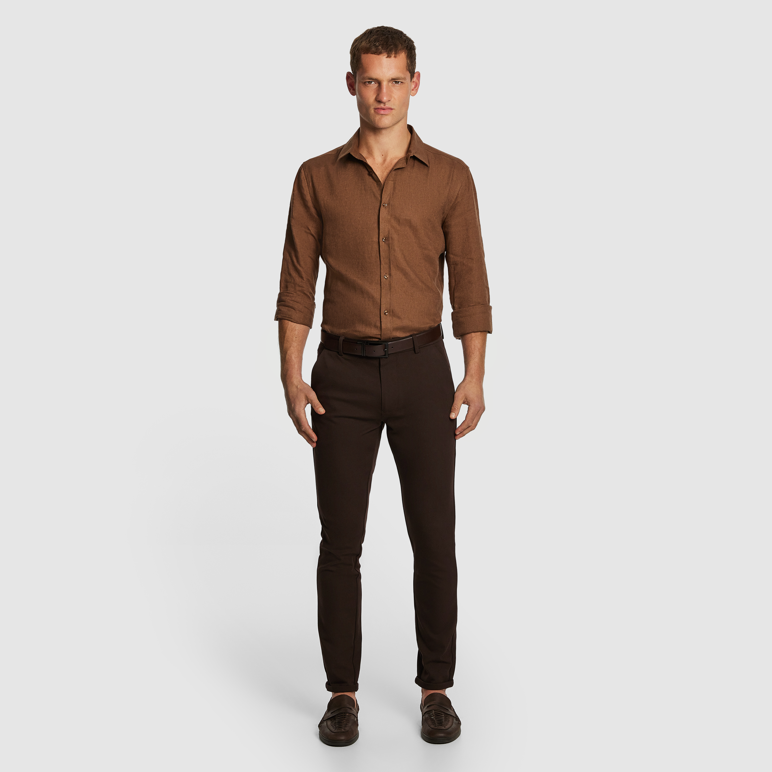 Brown Energy Hyper Stretch Skinny Chino