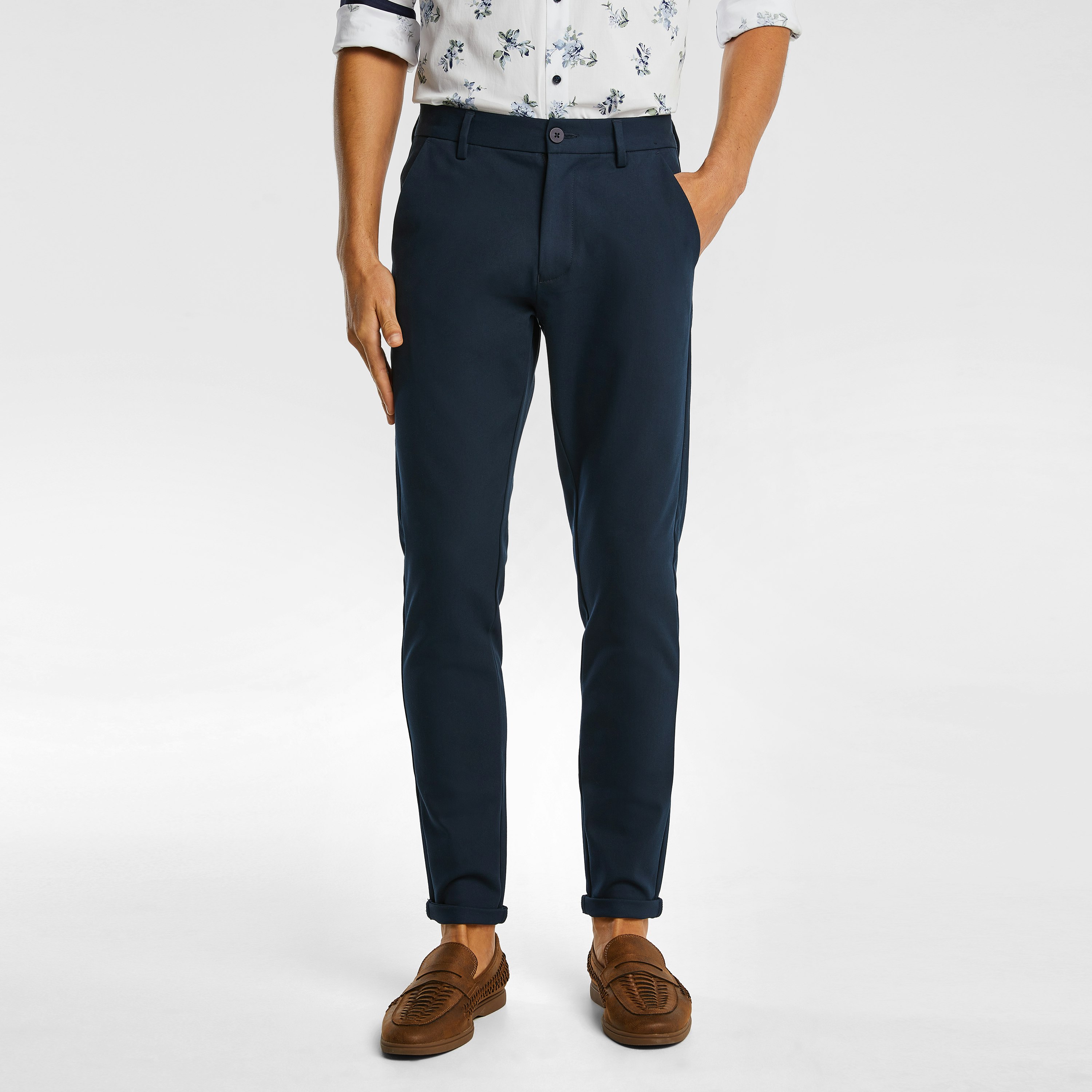 Navy Energy Hyper Stretch Chino | Men's Bottom | yd AU