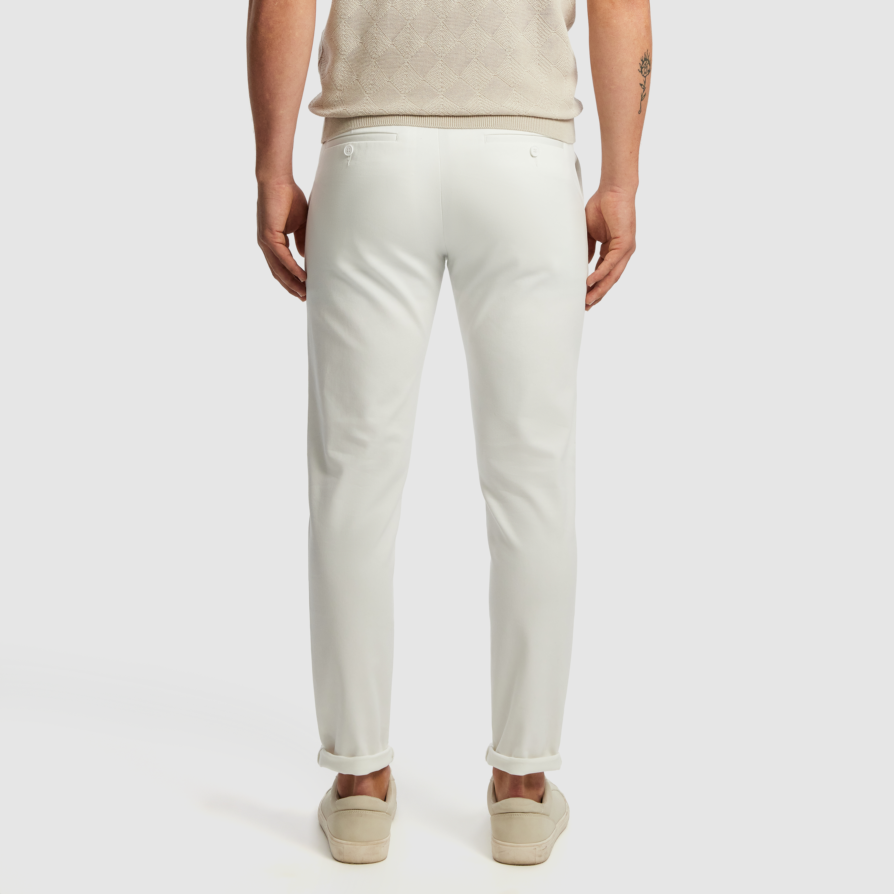 White Energy Hyper Stretch Skinny Chino