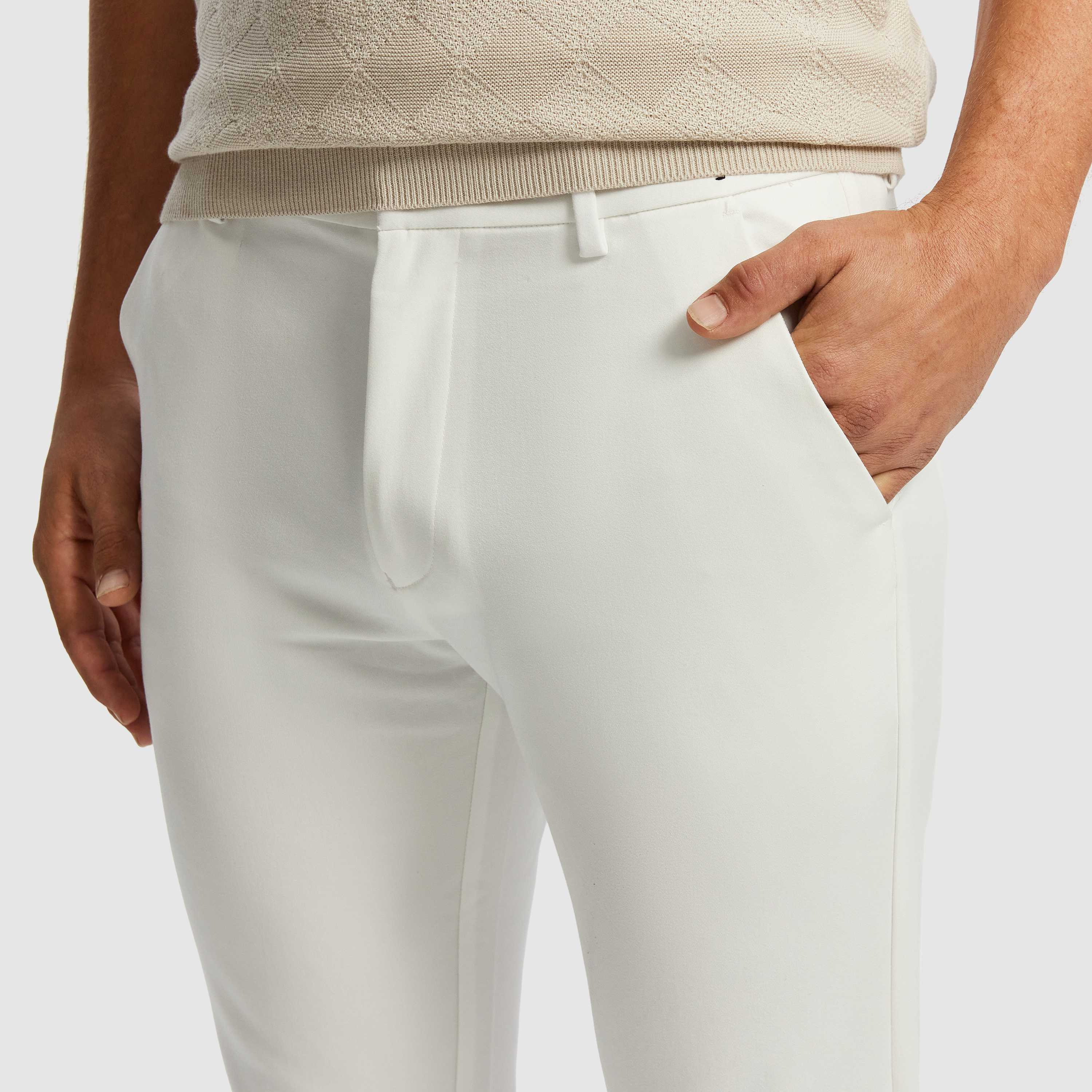 White Energy Hyper Stretch Skinny Chino