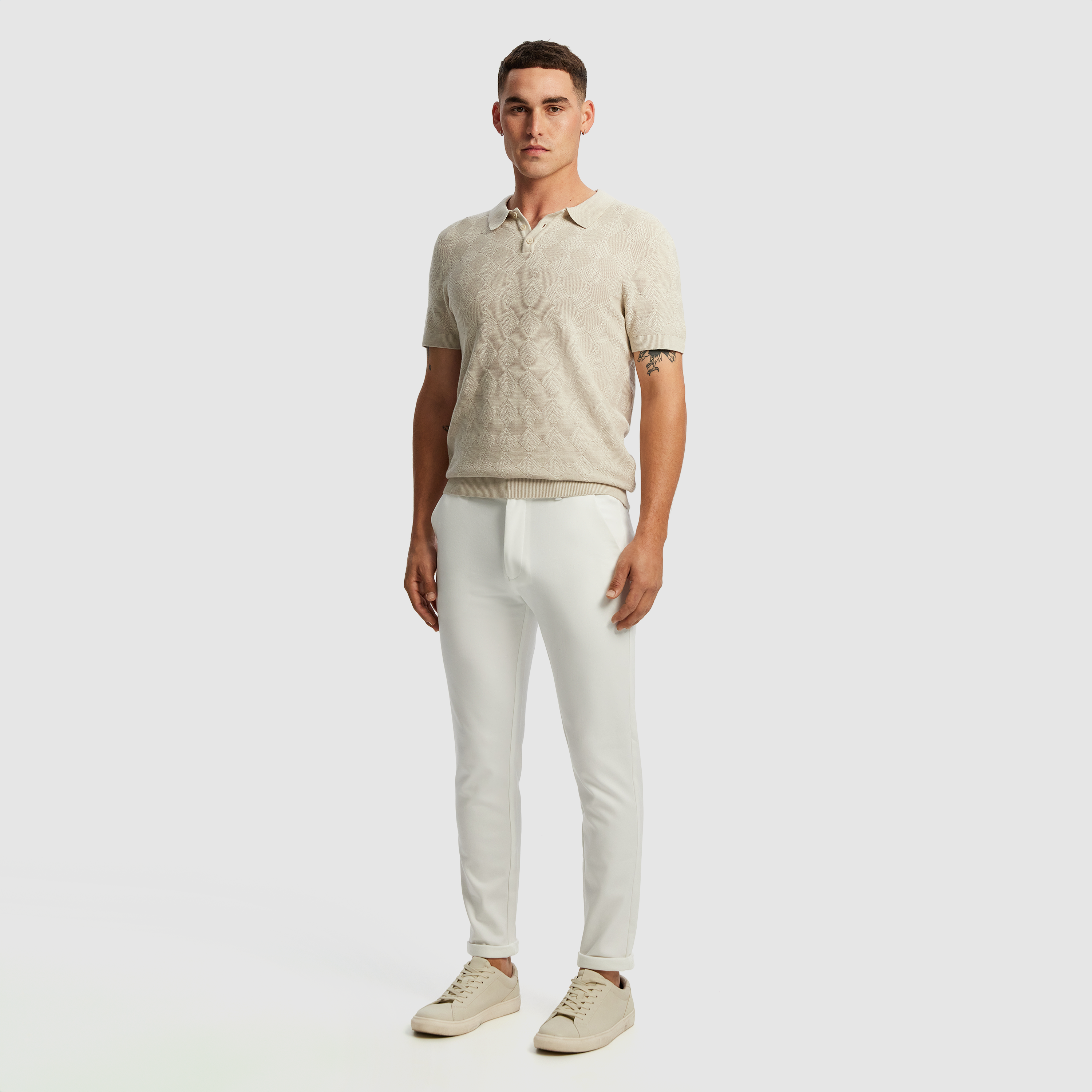White Energy Hyper Stretch Skinny Chino