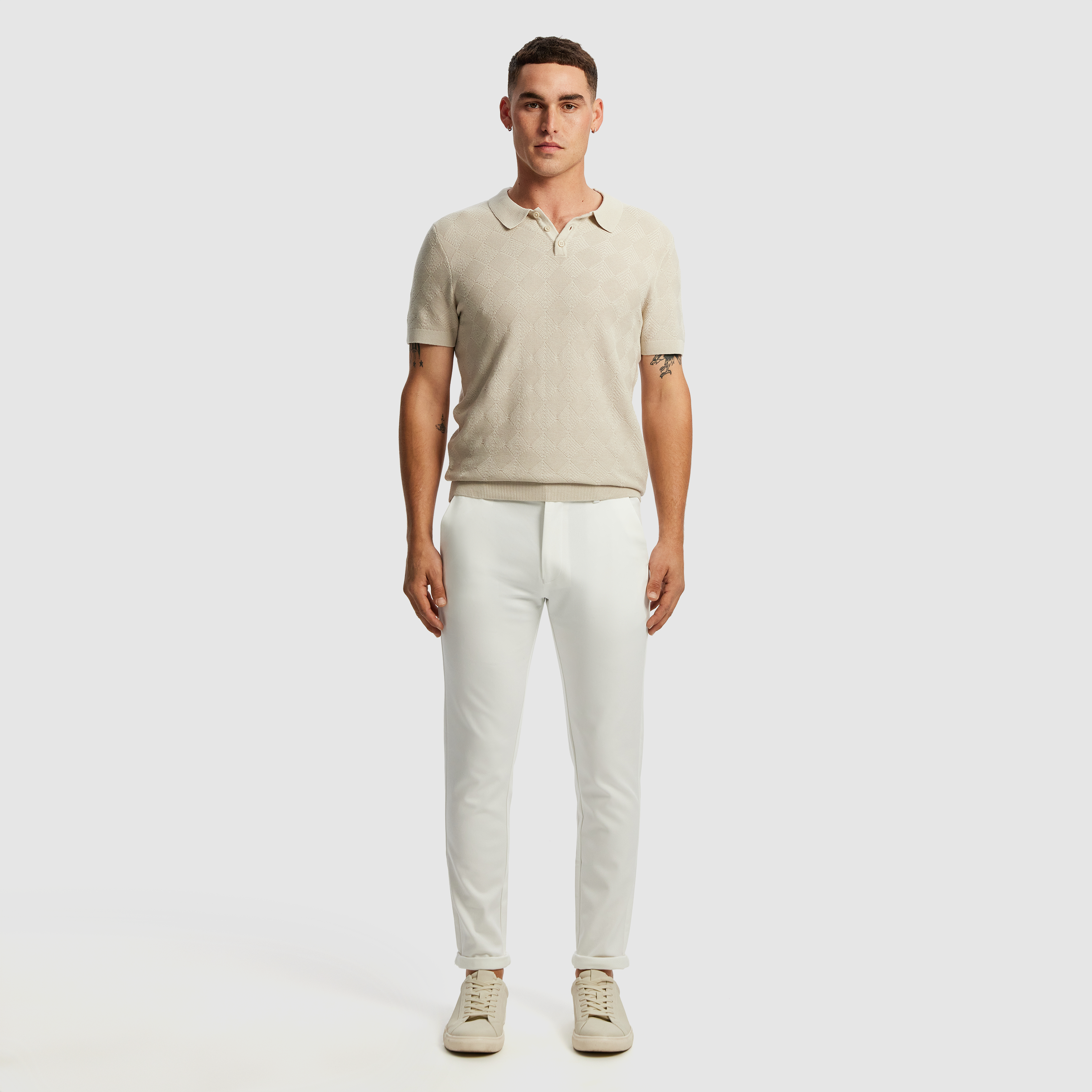 White Energy Hyper Stretch Skinny Chino