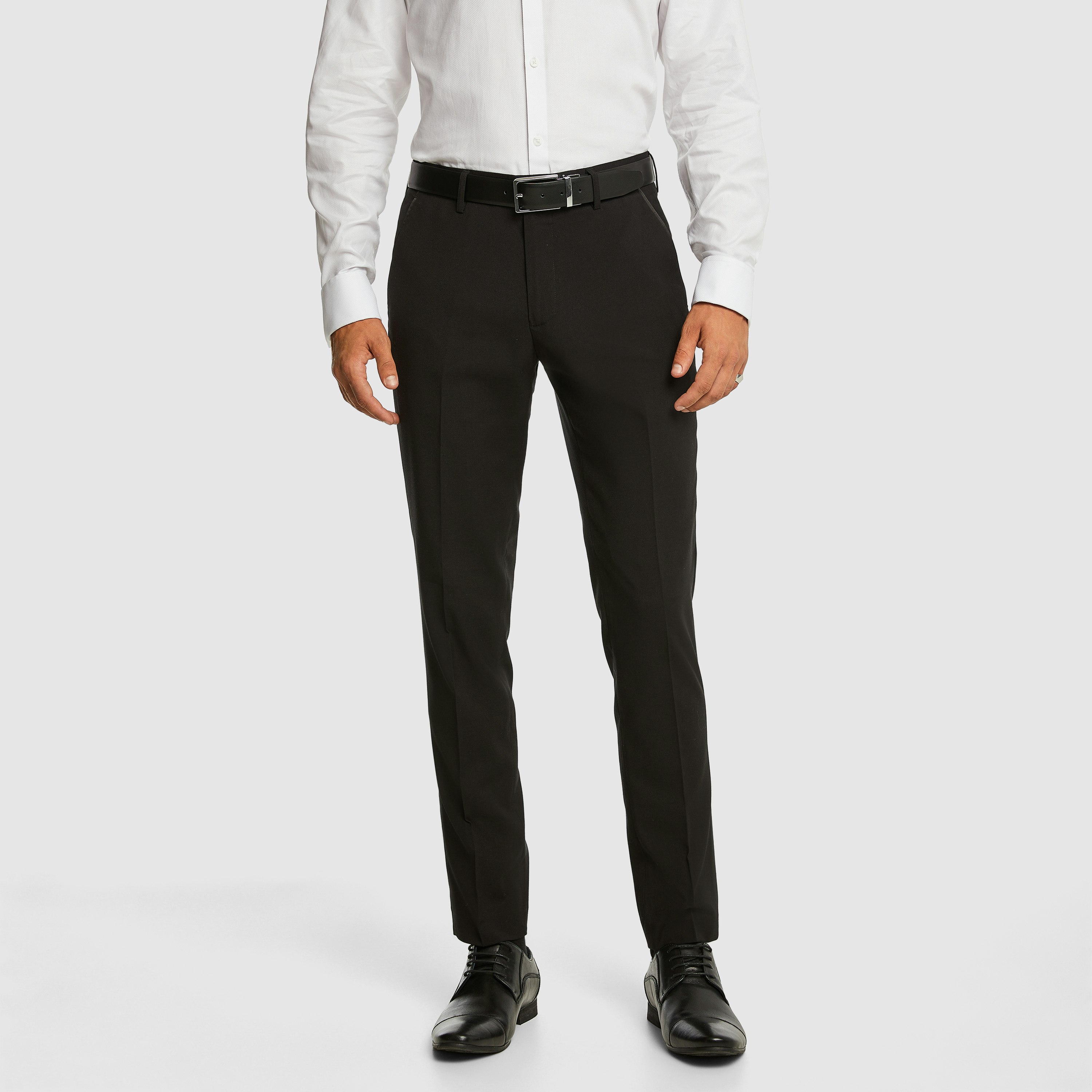 Black Seville Slim Tuxedo Dress Pant | Men's Bottom | yd AU