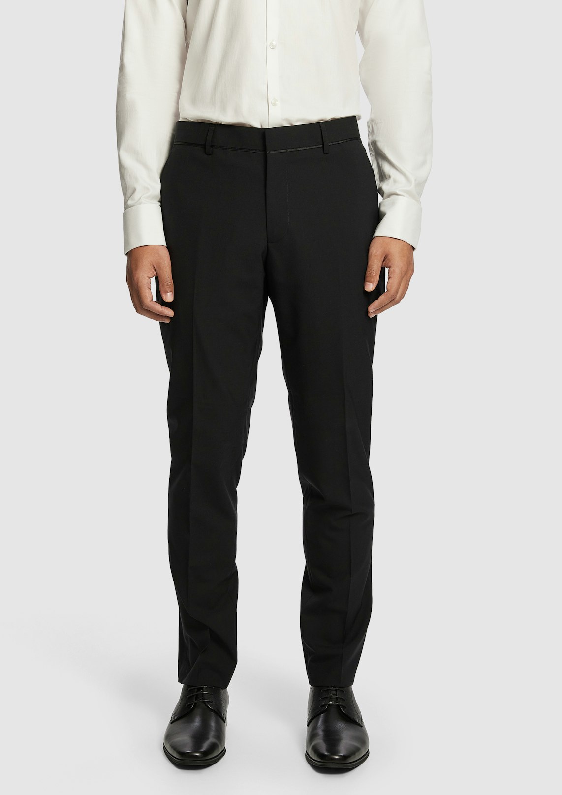 Seville Slim Tuxedo Wool Blend Dress Pant