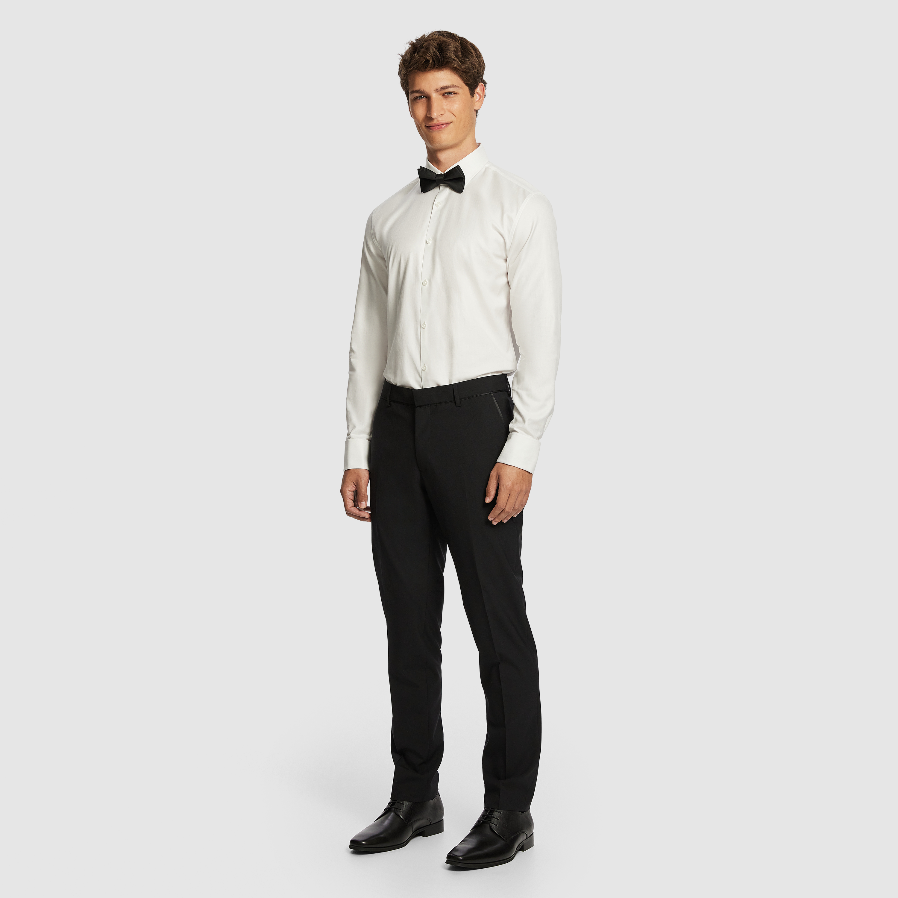 Seville Slim Tuxedo Wool Blend Dress Pant