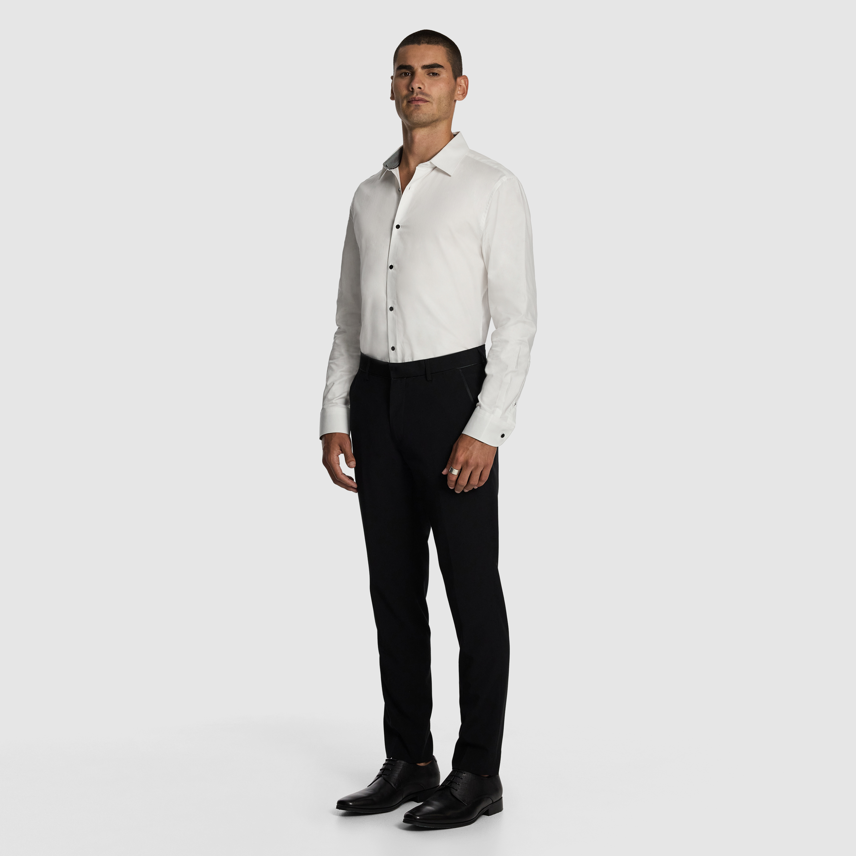 White Marx Slim Dress Shirt