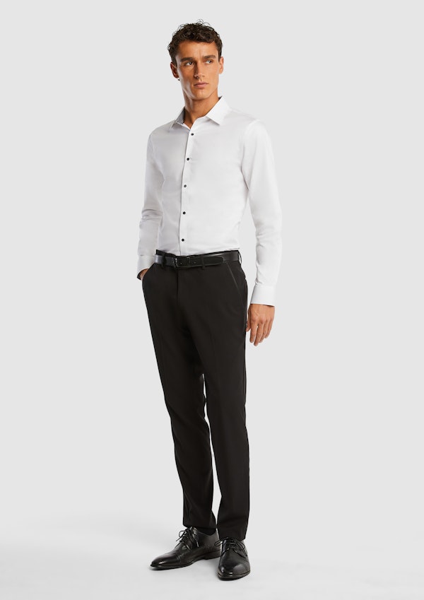 White Marx Slim Dress Shirt