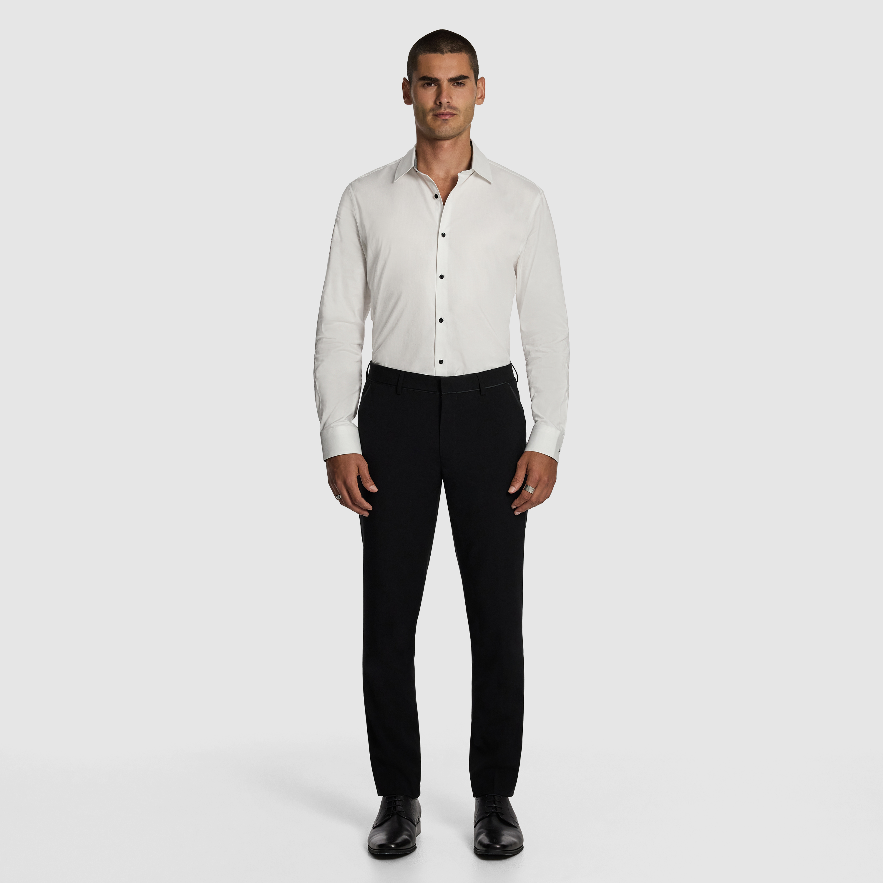 White Marx Slim Dress Shirt